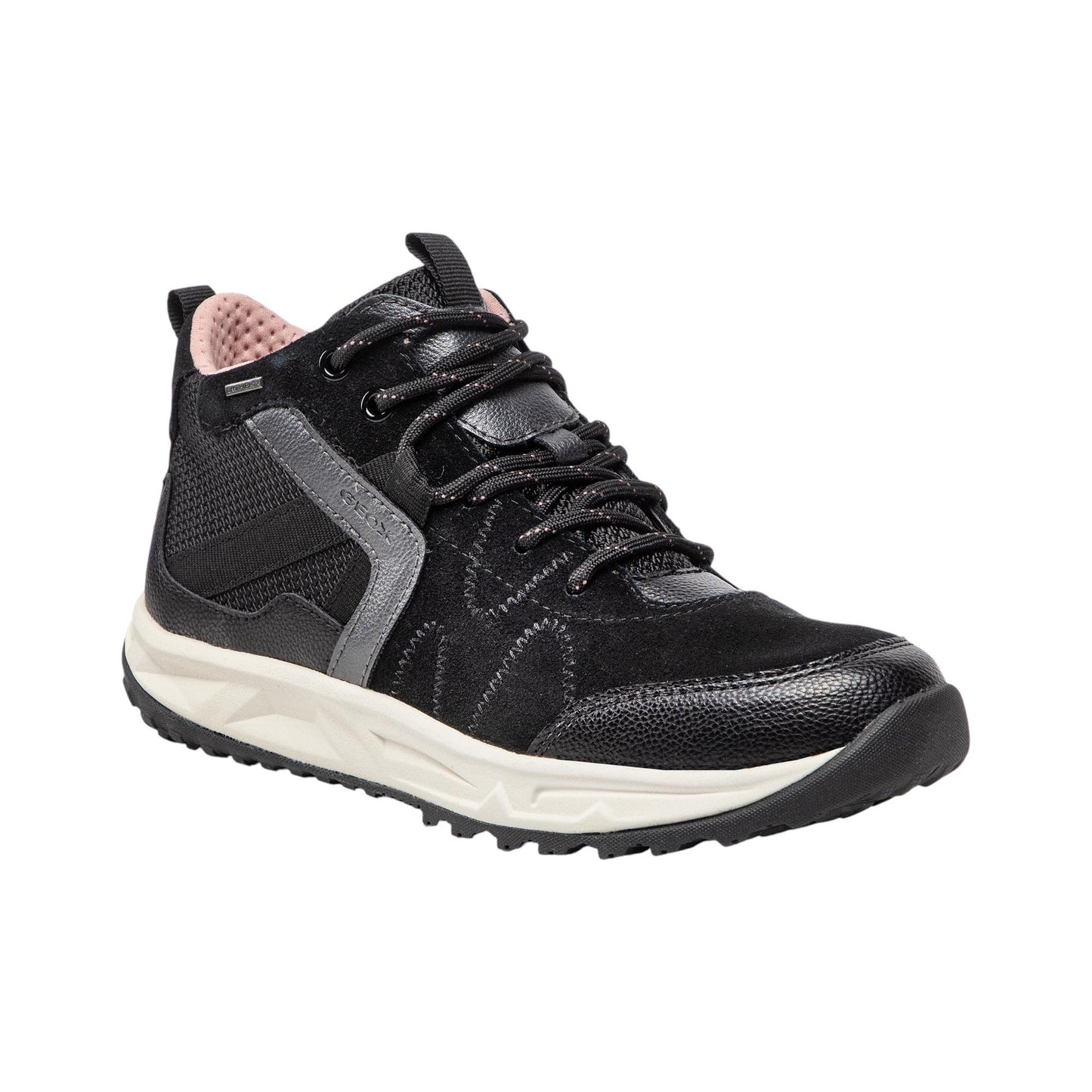Women's Plain High Top Shoes,Black
