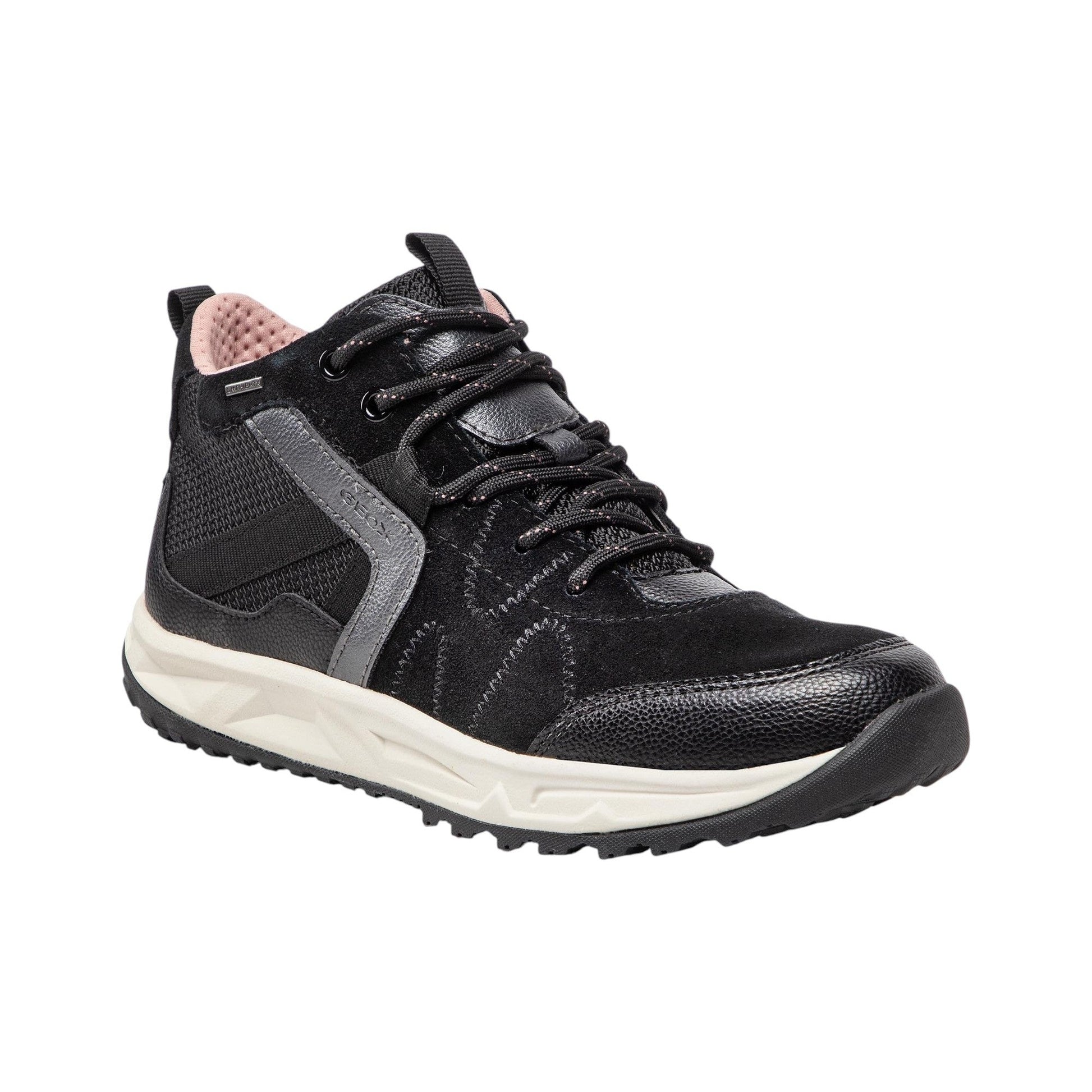 Women's Plain High Top Shoes,Black