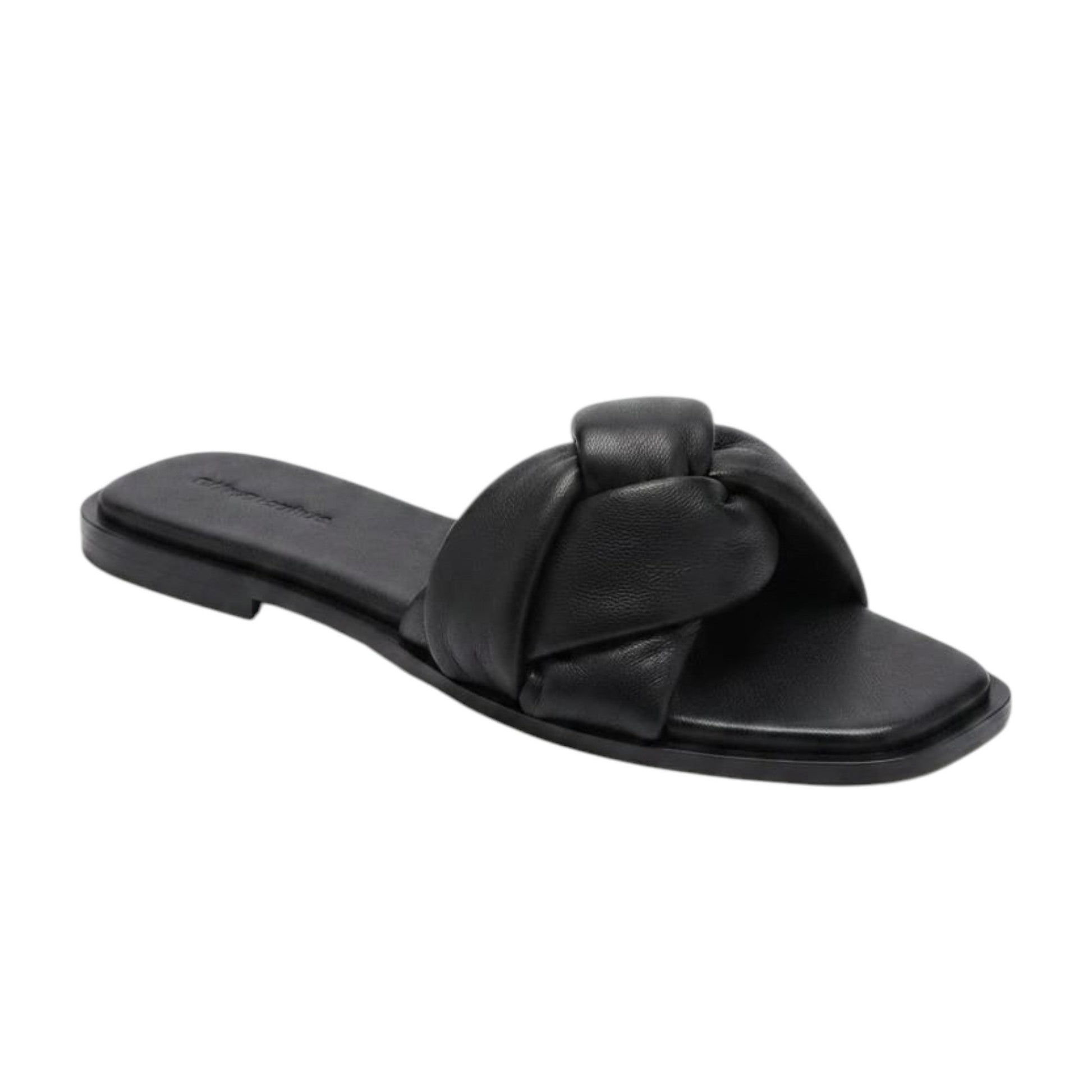 Women's Braided Sandals,Black