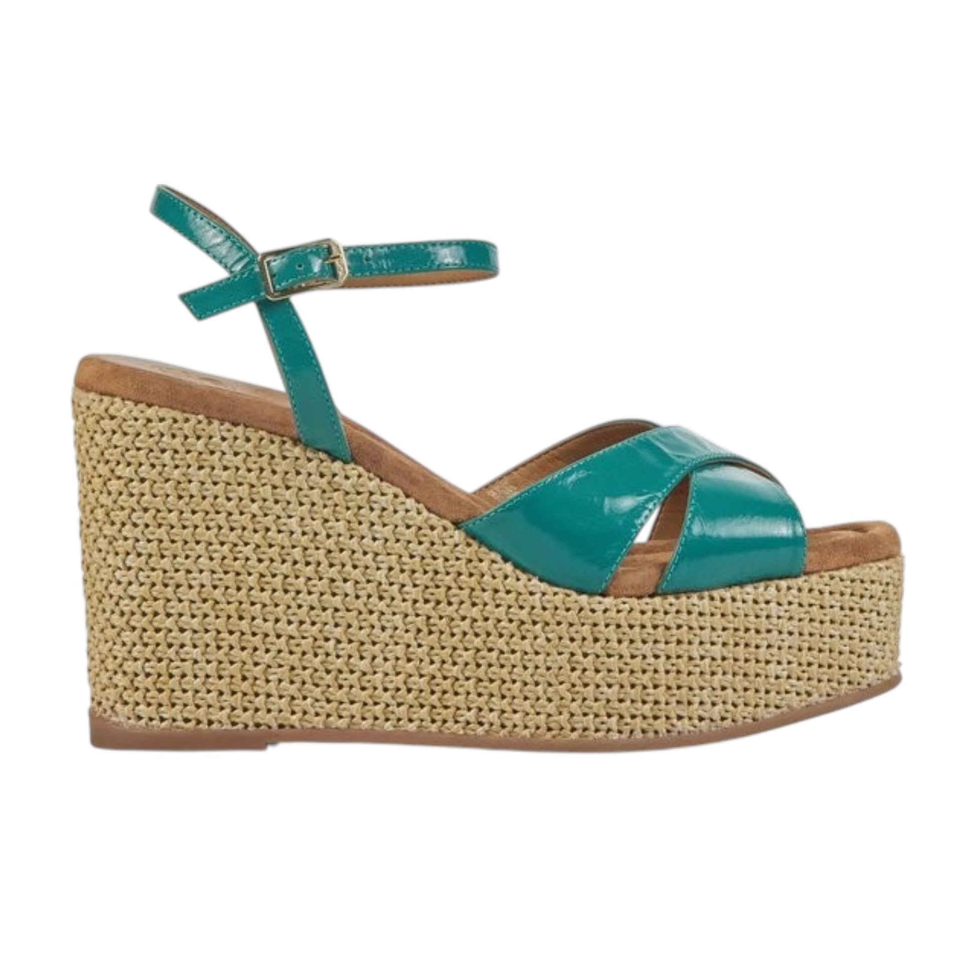 Women's Plain Espadrille Sandals,Dark Turquoise