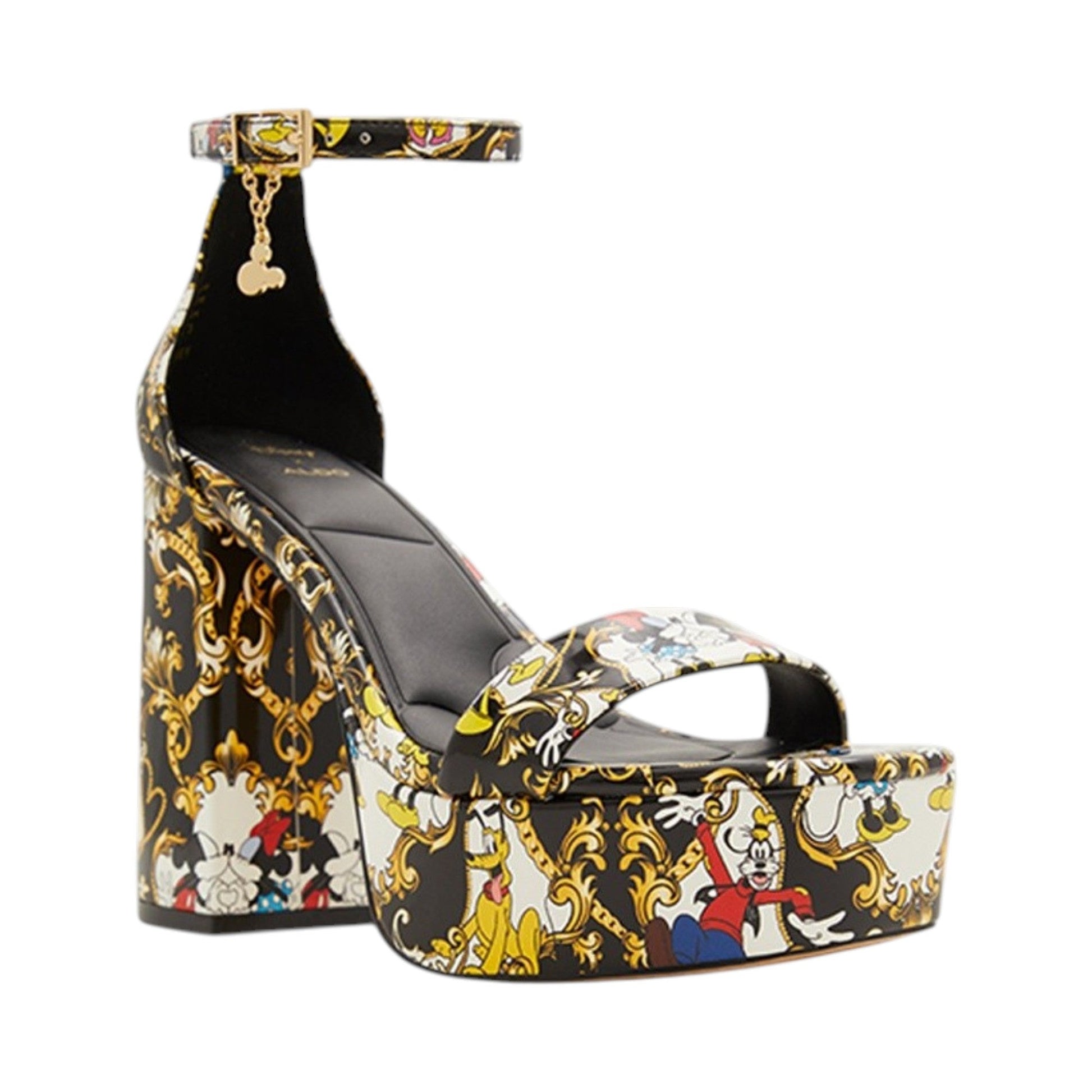 Women's Printed Heeled Shoes,Multi