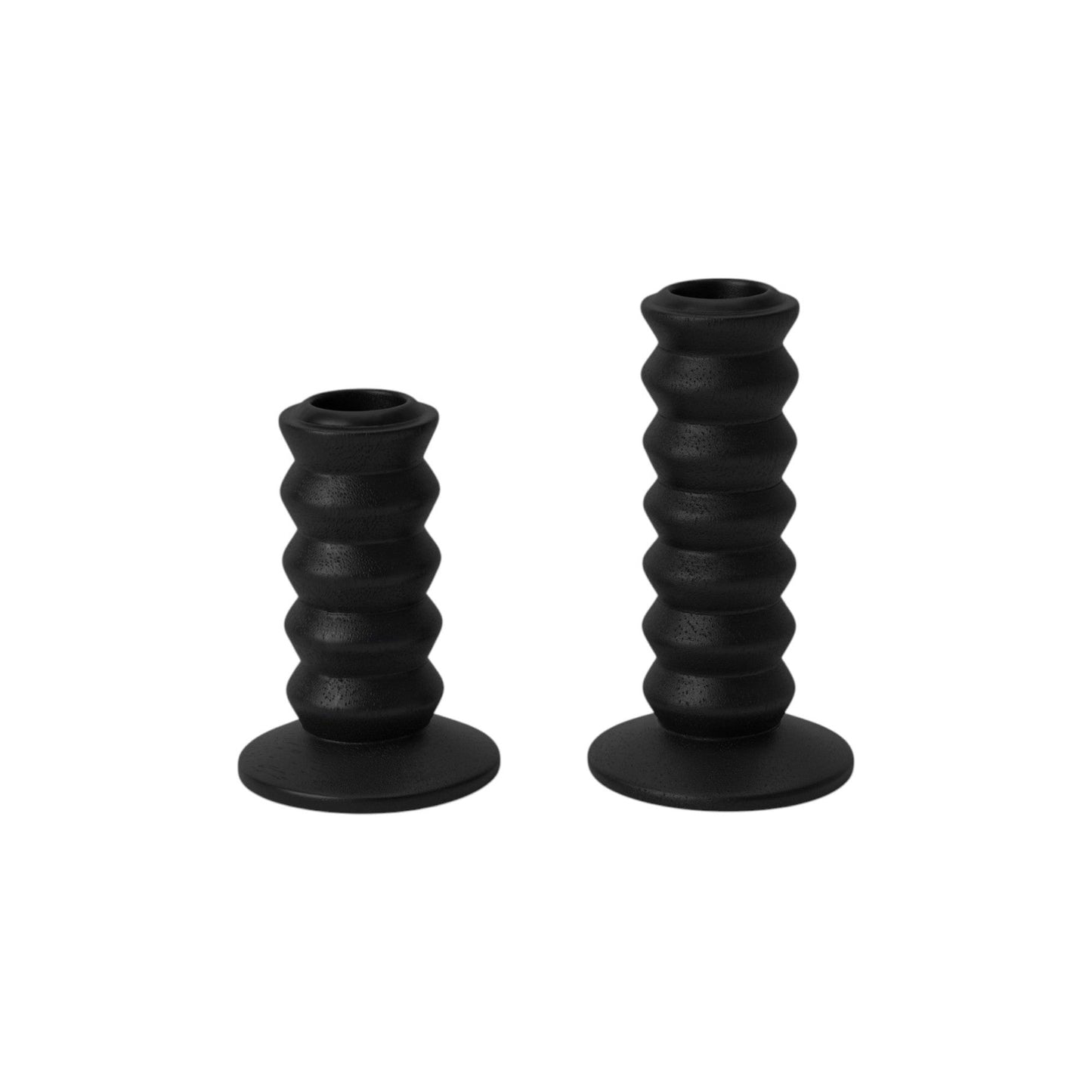 Wood Taper Candle Holder