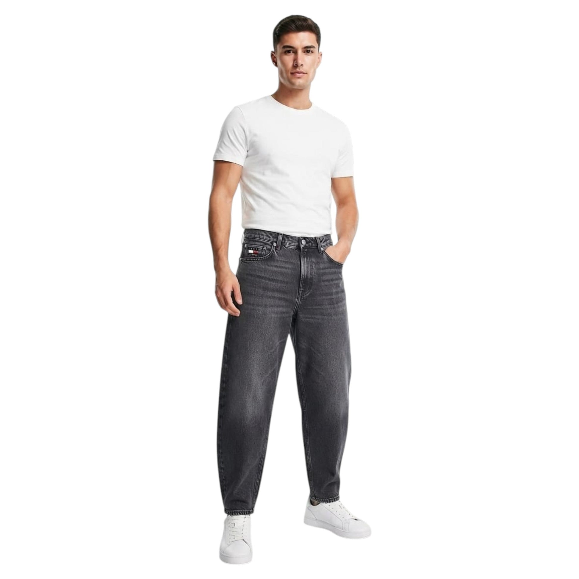 Men's Plain Jeans,Black