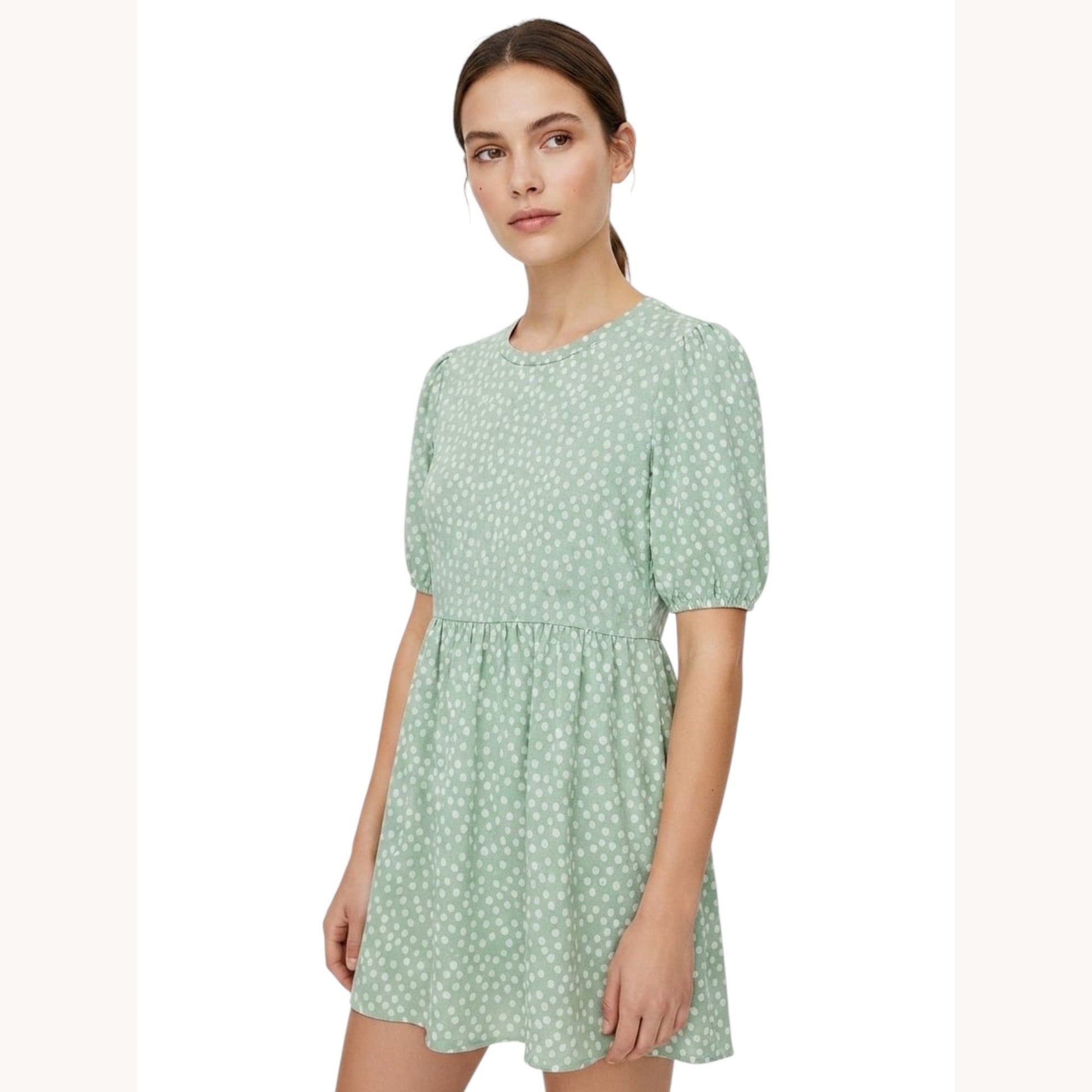 Women's Printed Dress,Green