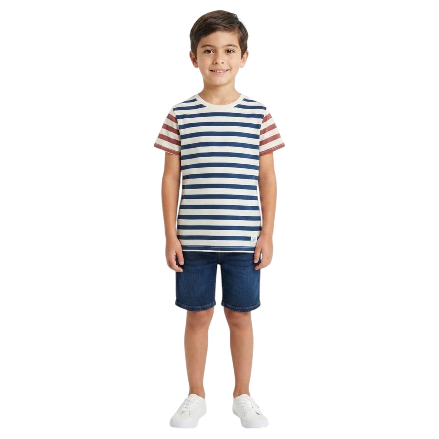 Kids Boy's Stripped Top,Multi
