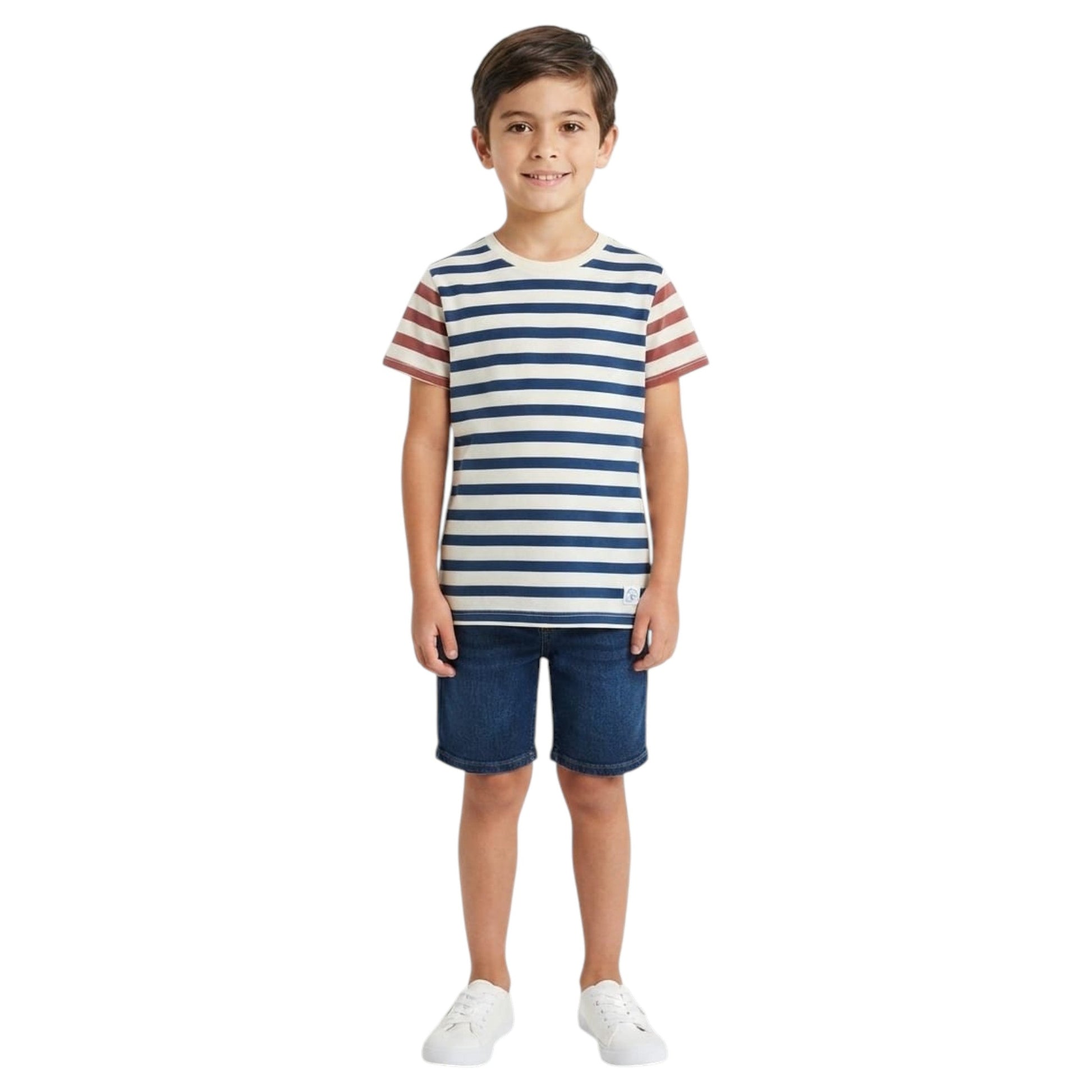 Kids Boy's Stripped Top,Multi