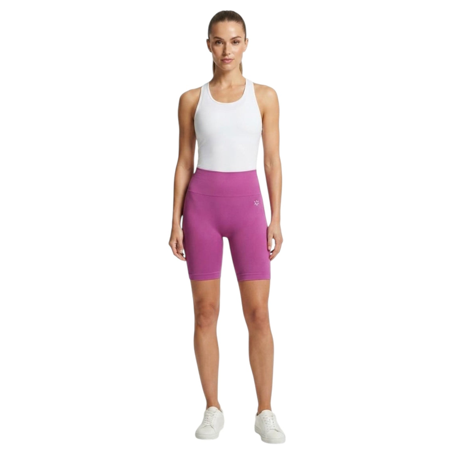 Women's Plain Short Legging,Mauve
