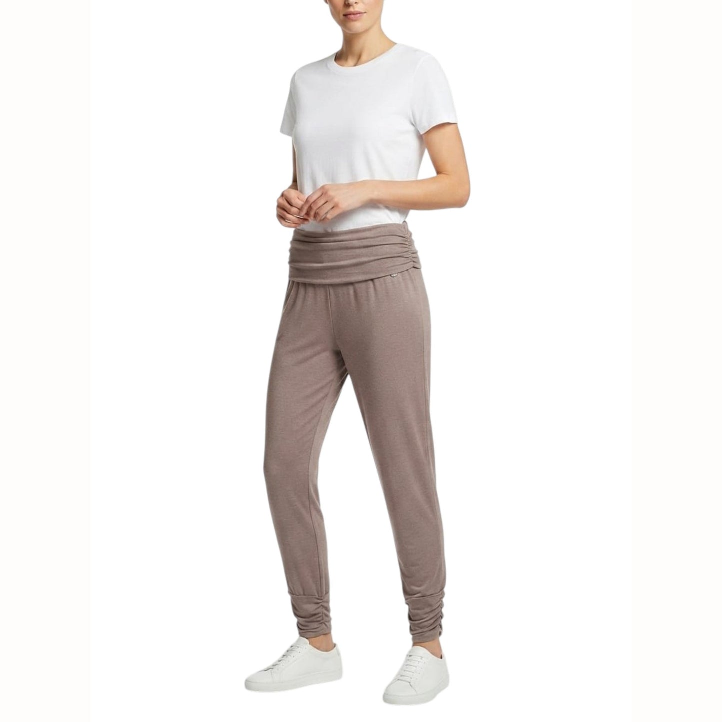 Women's Plain Legging,Beige