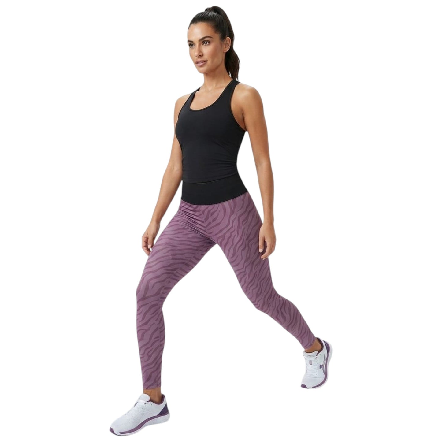 Women's Printed Legging,Mauve