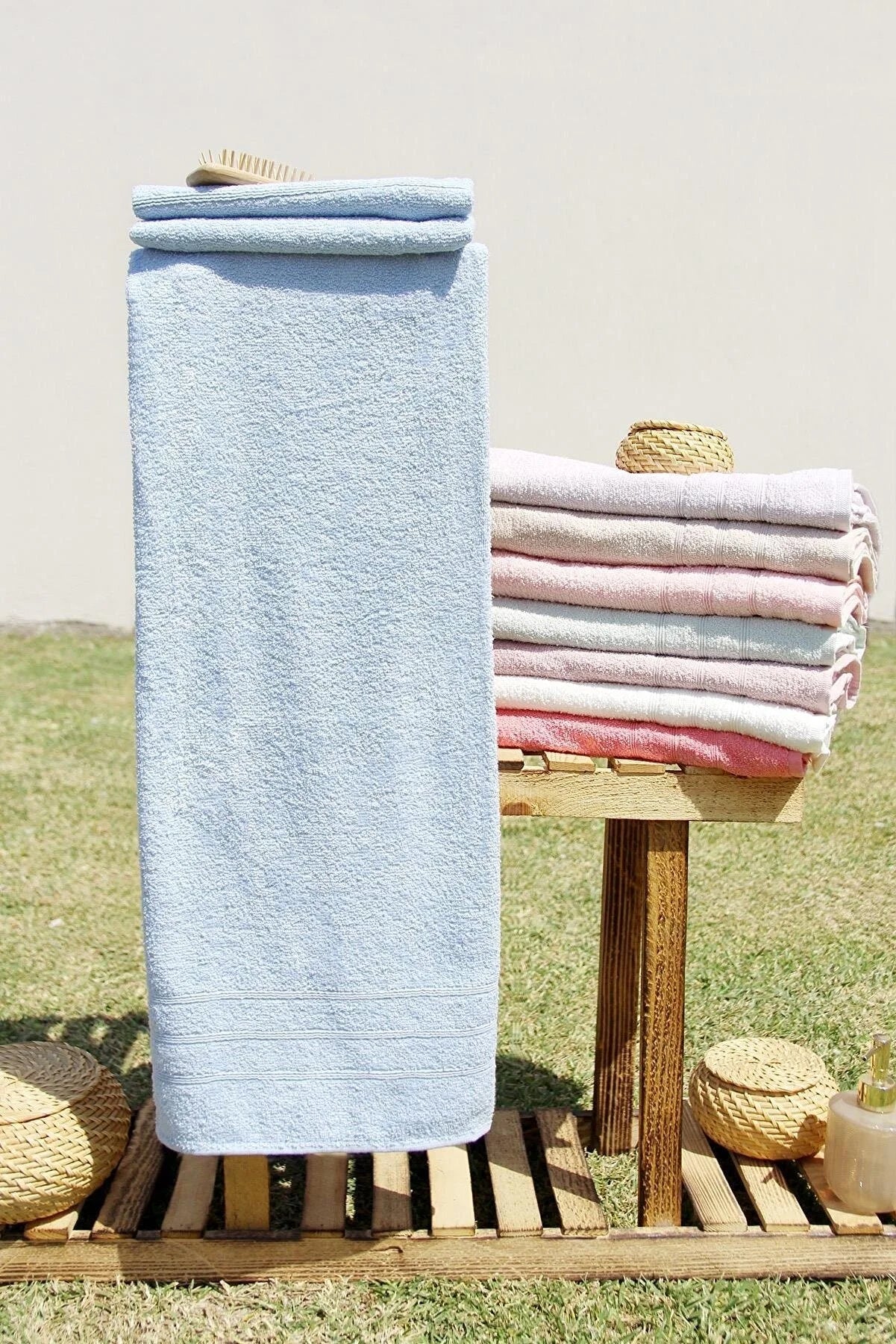 100% Cotton Colored 70x140 Bath Towel