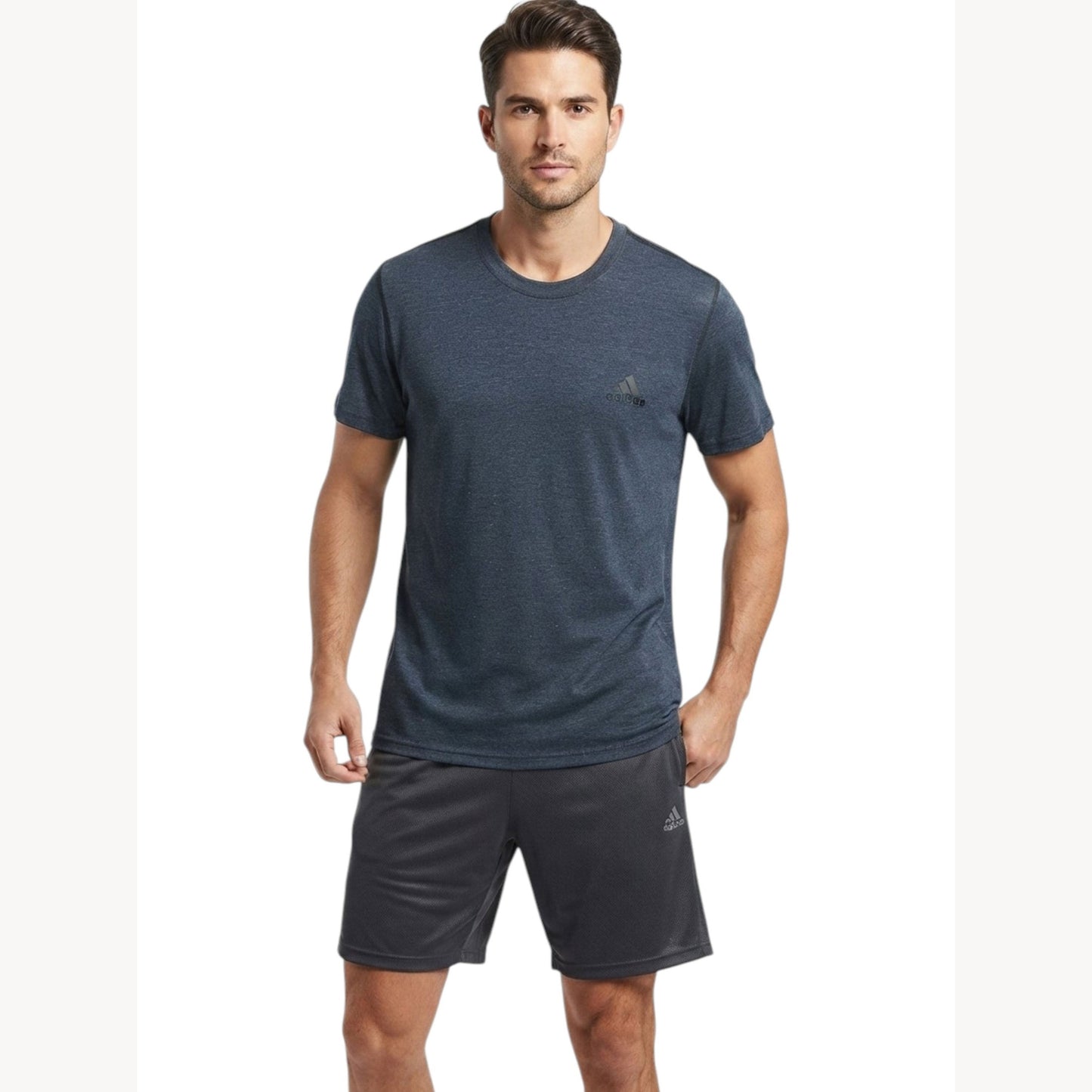 Men's Brand Logo Printed Sport Top,Dark Grey