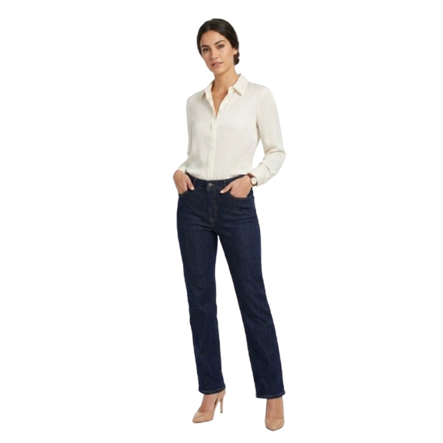 Women's Plain Jeans,Dusty Blue