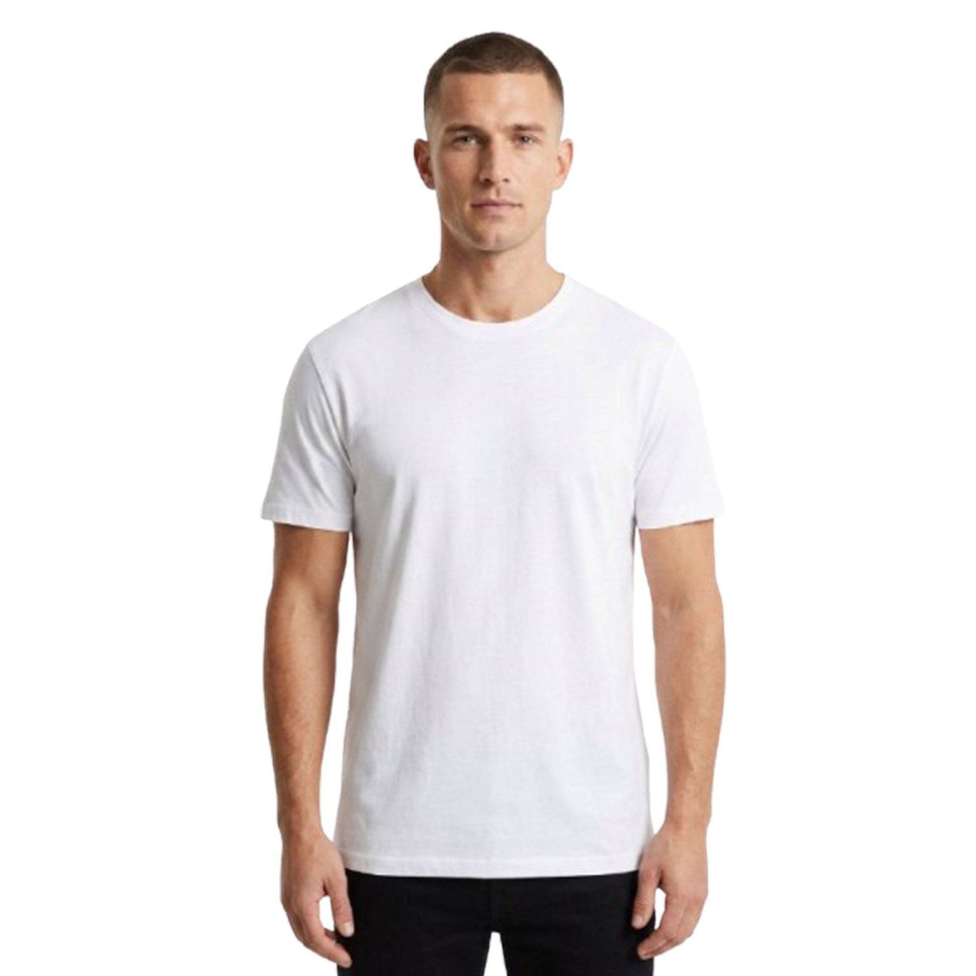 Men's Plain Top,White