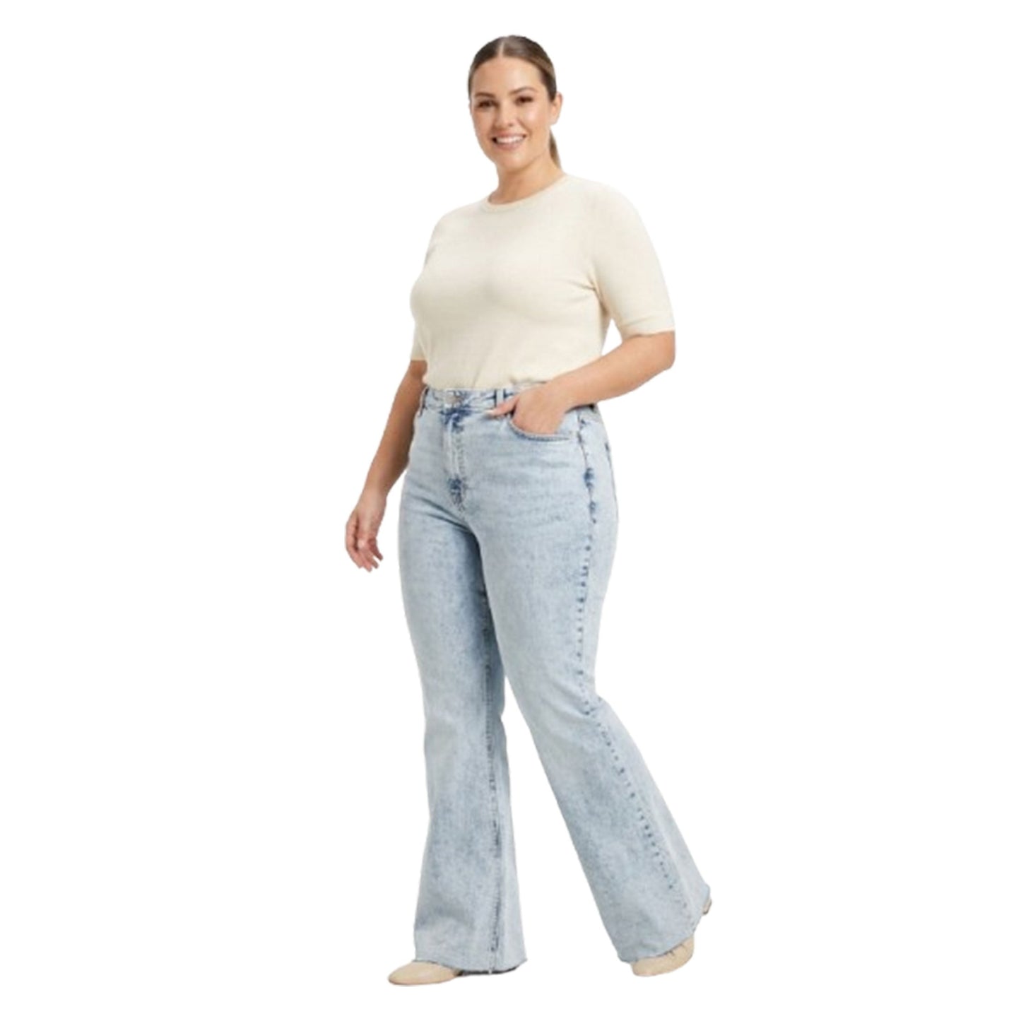 Women's Plain Jeans,Blue