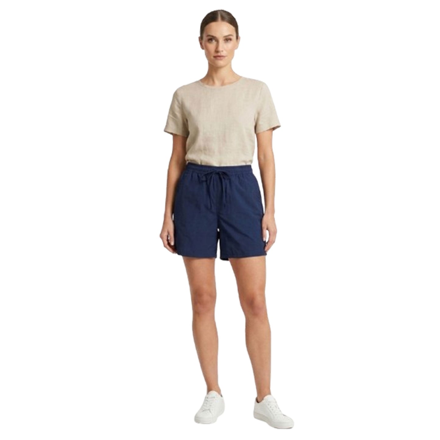 Women's Plain Sport Short,Navy