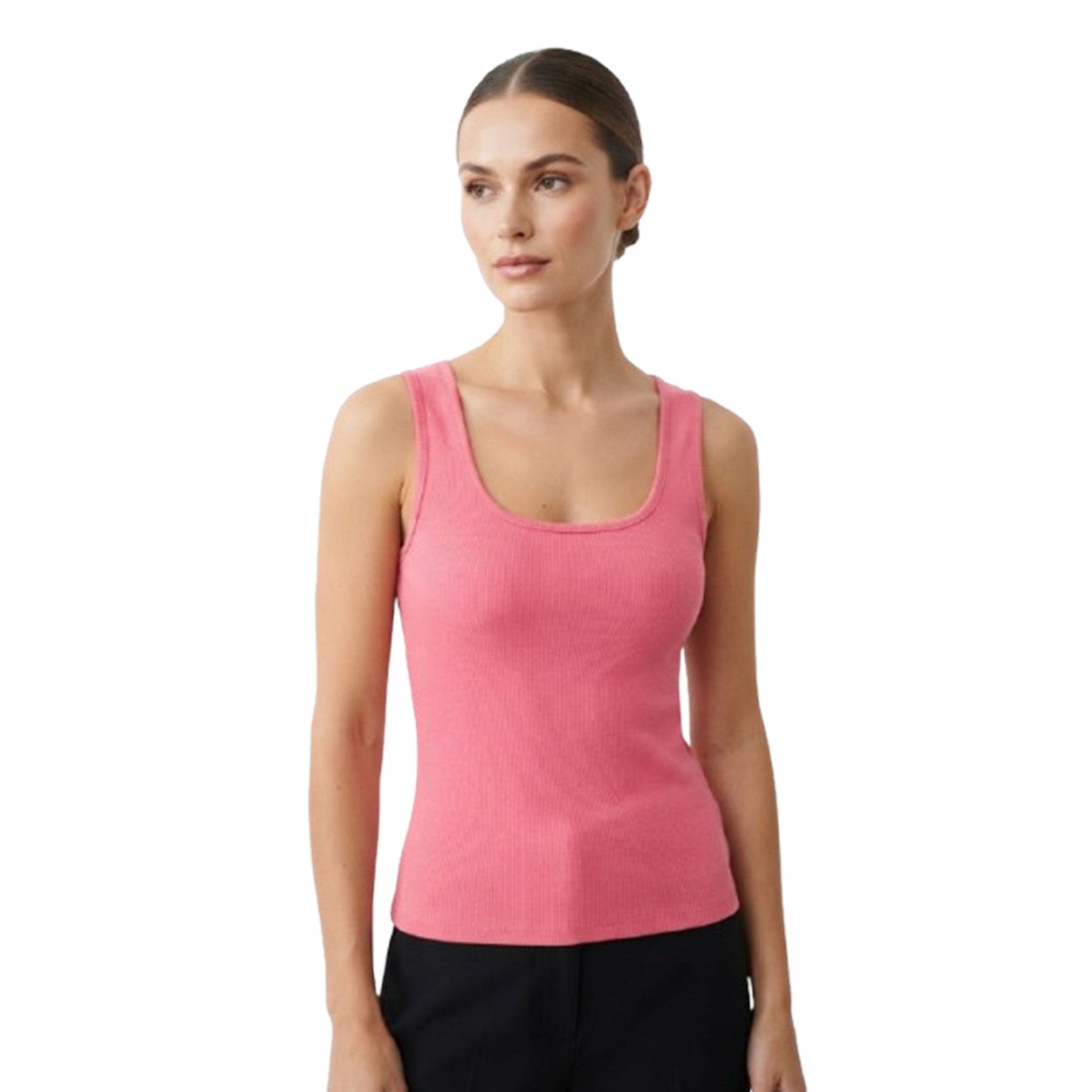 Women's Ribbed Top,Pink