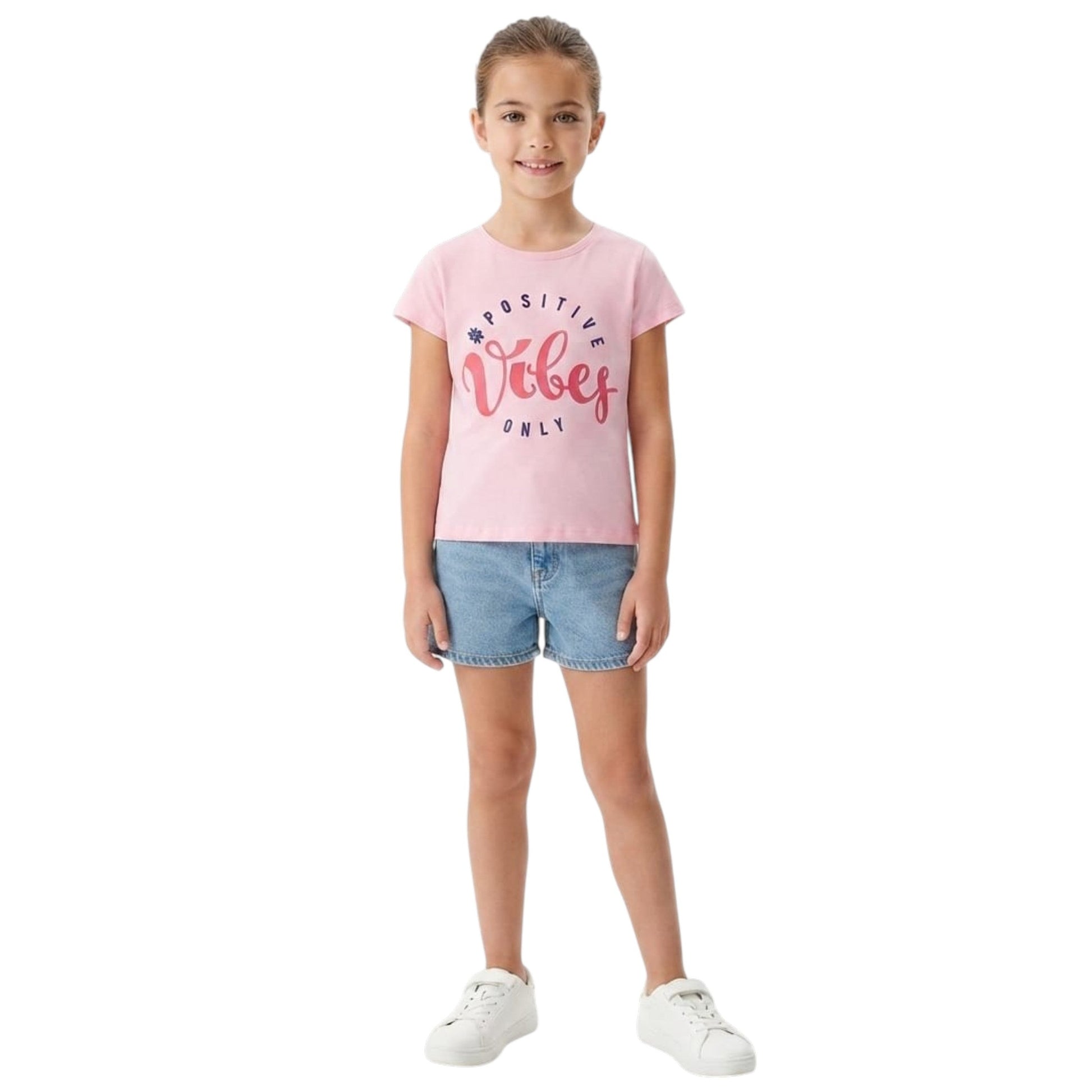 Kids Girl's Printed Top,Pink