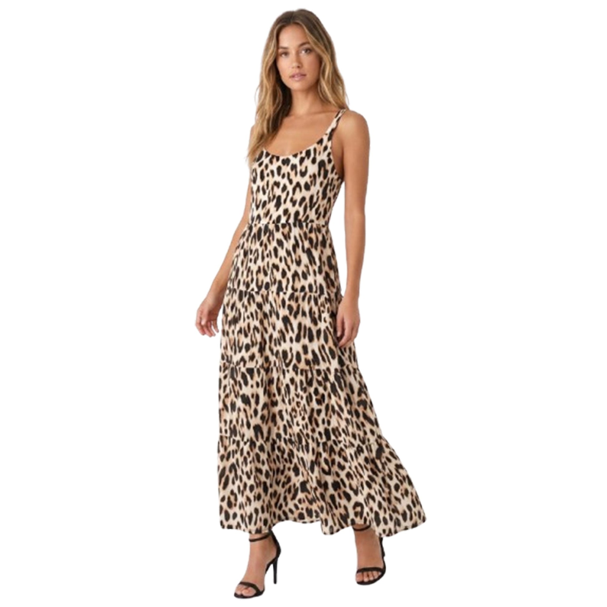 Women's Animal Printed Dress,Tiger