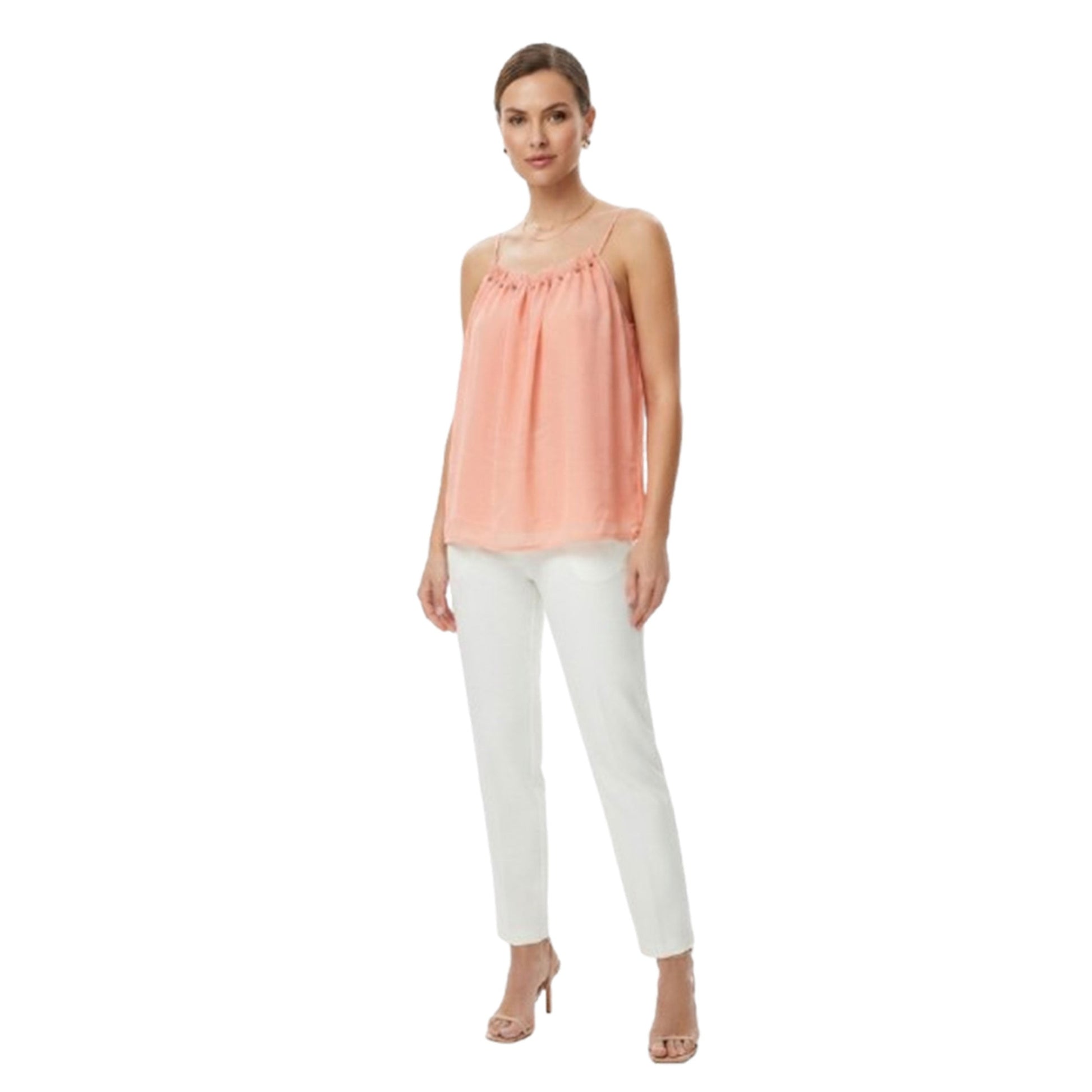 Women's Plain Solid Top,Coral