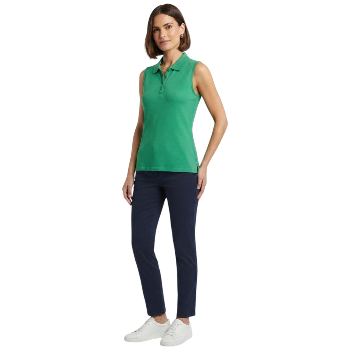 Women's Plain Solid Top,Green