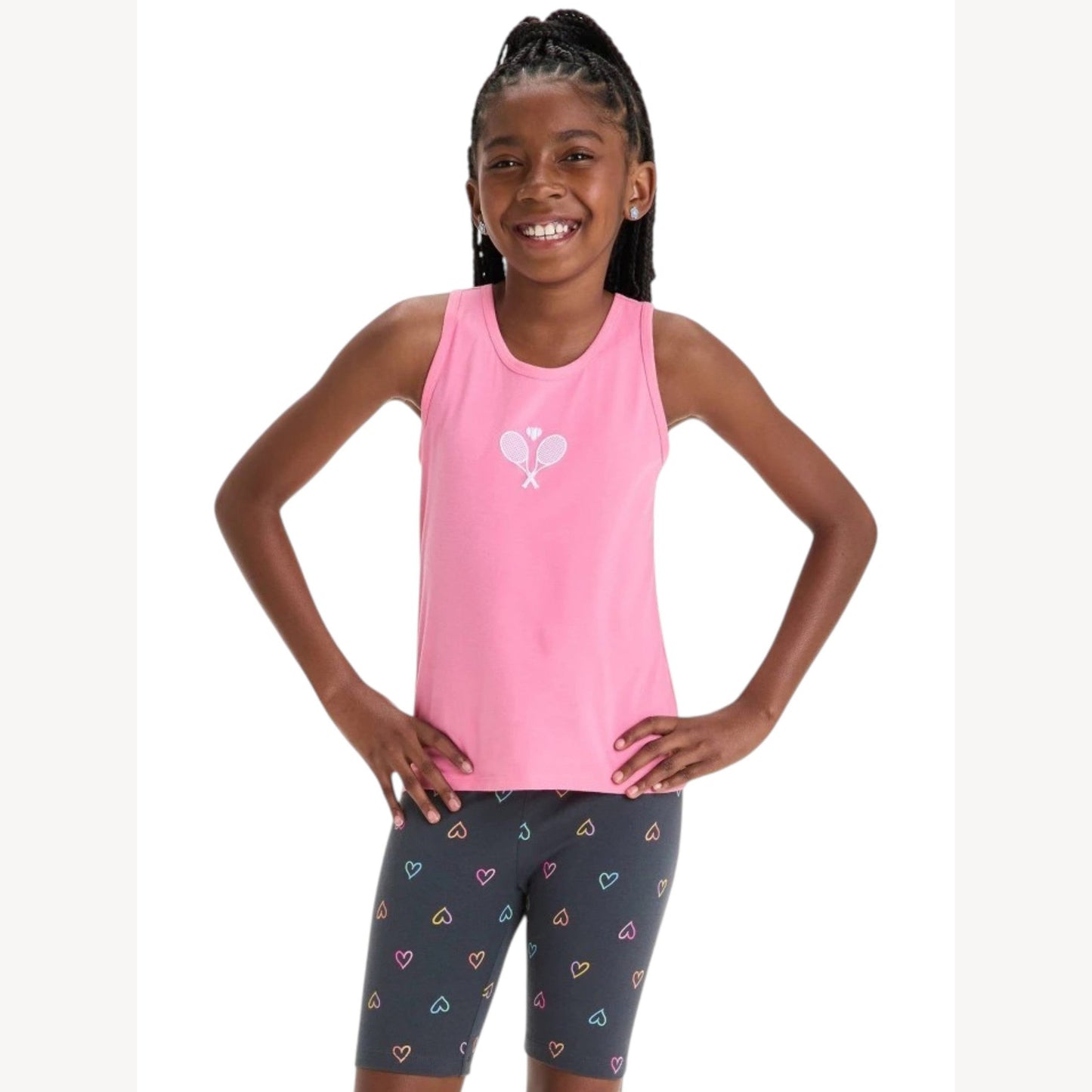 Kids Girl's Plain Top,Pink