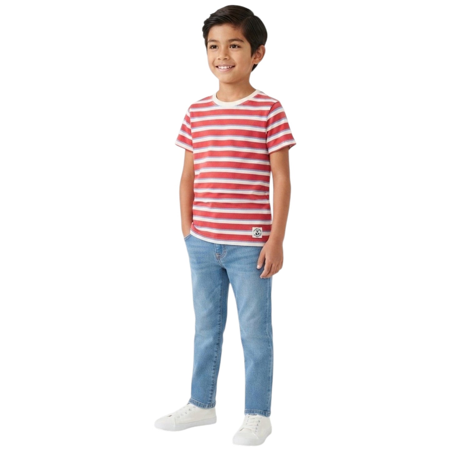Kids Boy's Striped Top,Multi