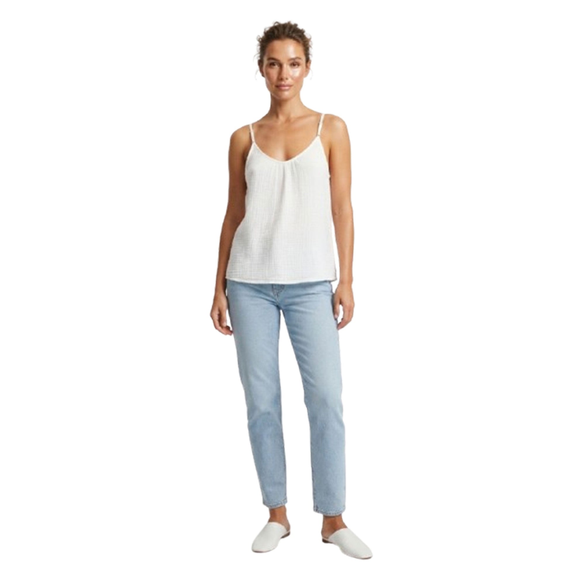Women's Textured Top,White