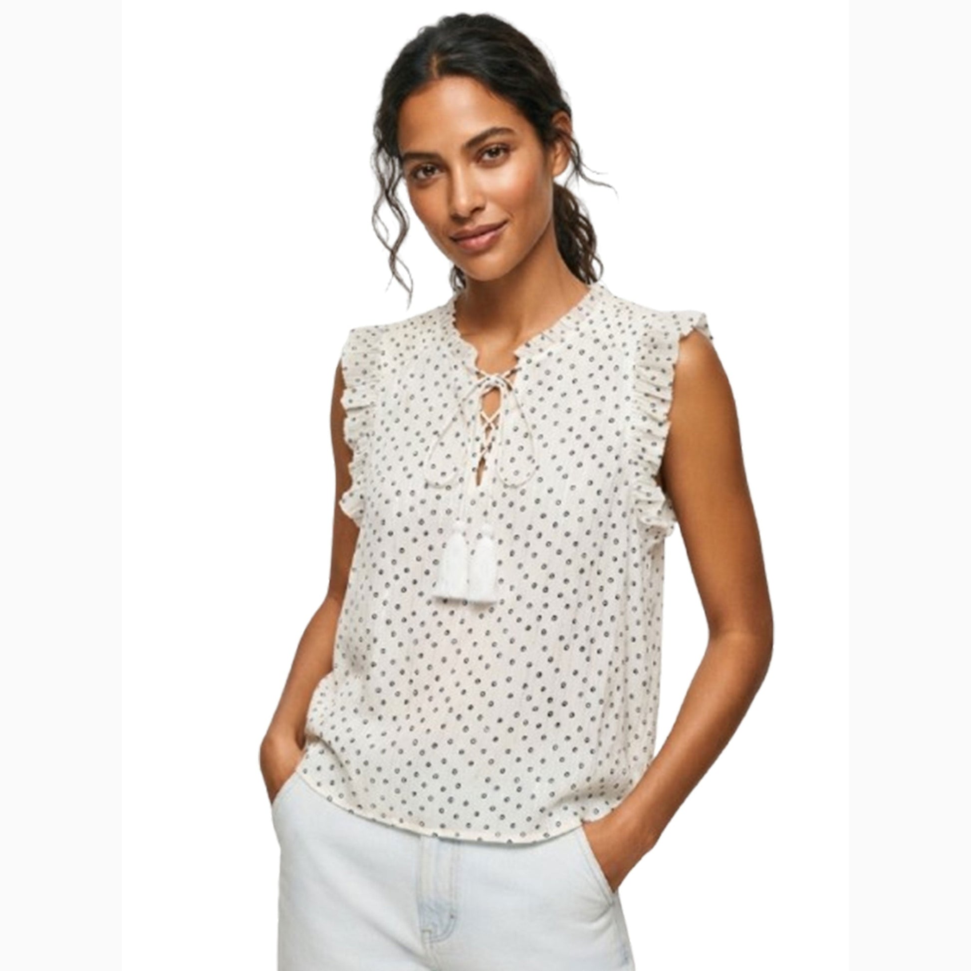 Women's Printed Top,White