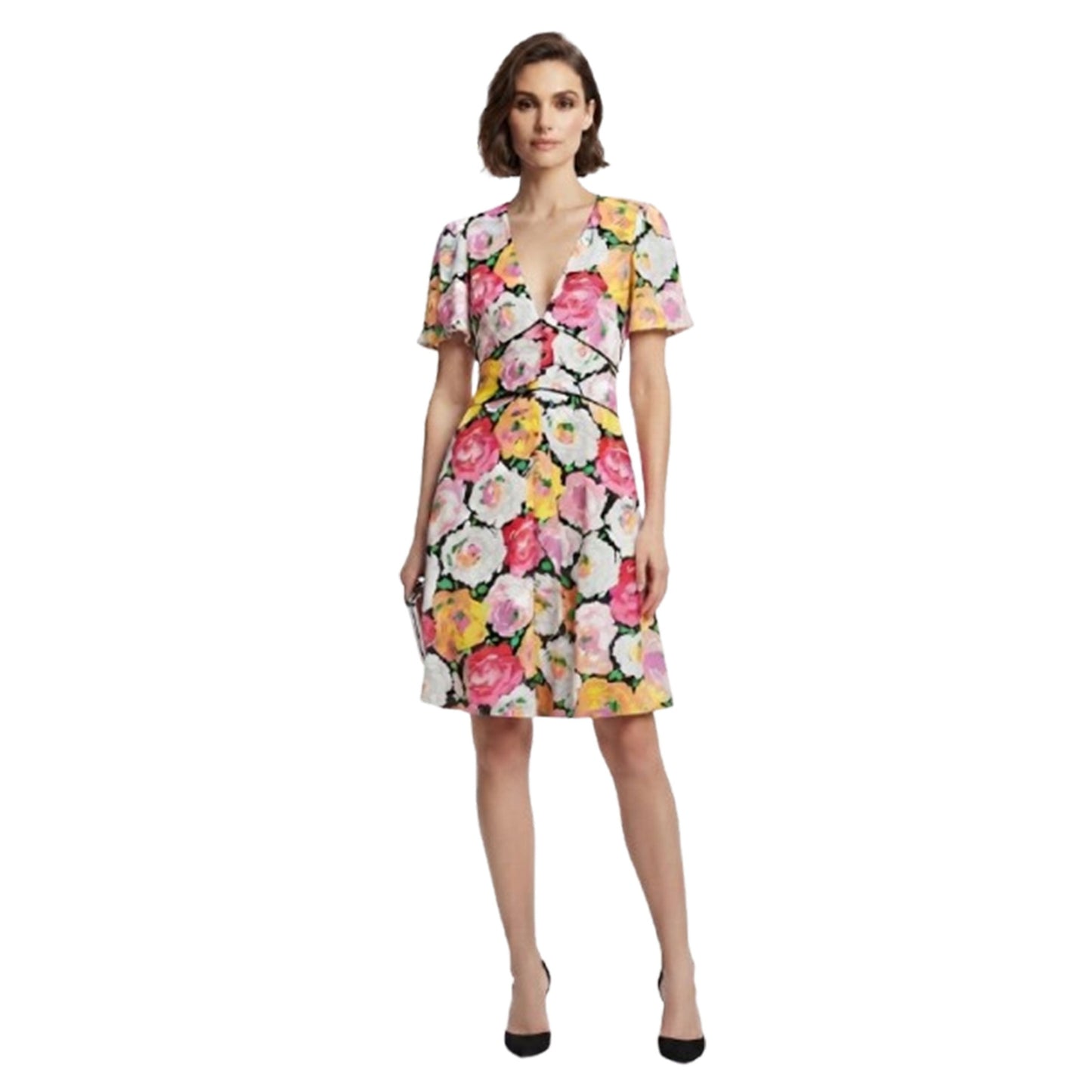 Women's Floral Printed Dress,Multi