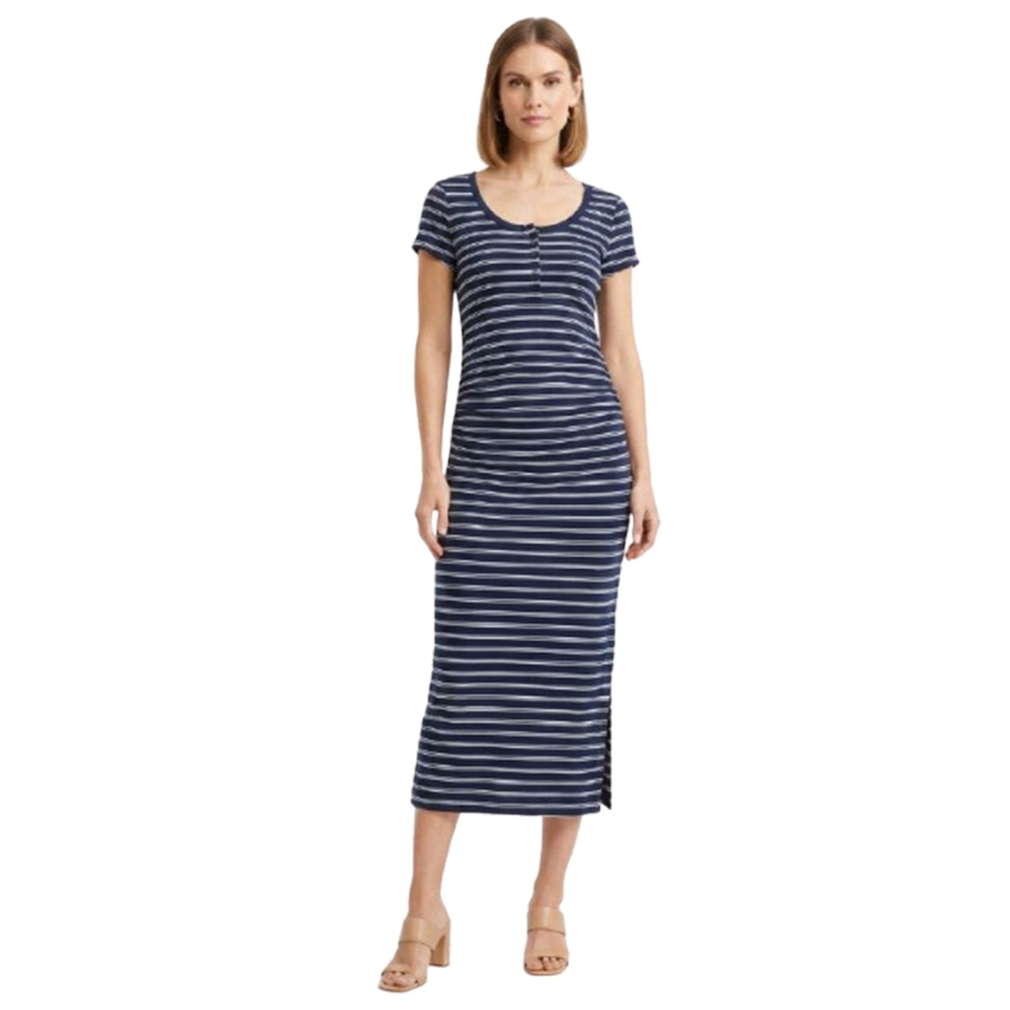 Women's Striped Dress,Navy
