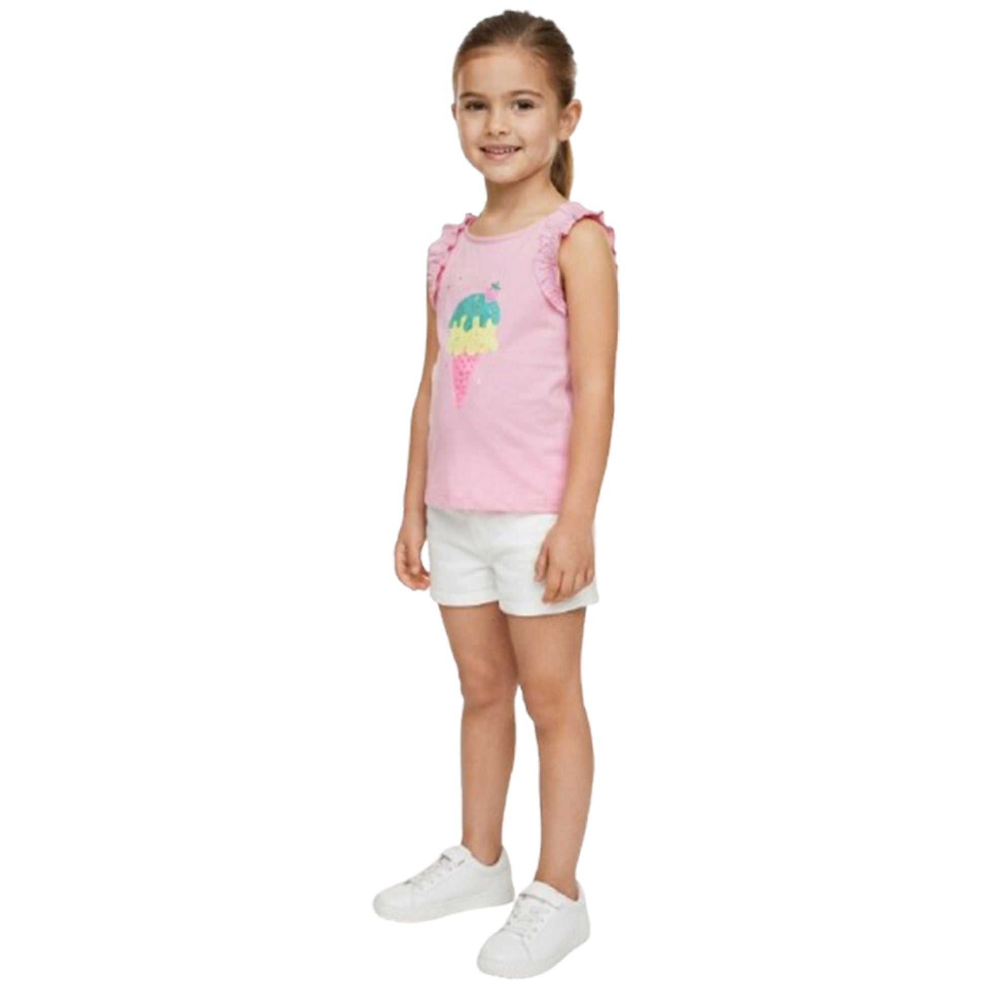 Kids Girl's Printed Top,Pink