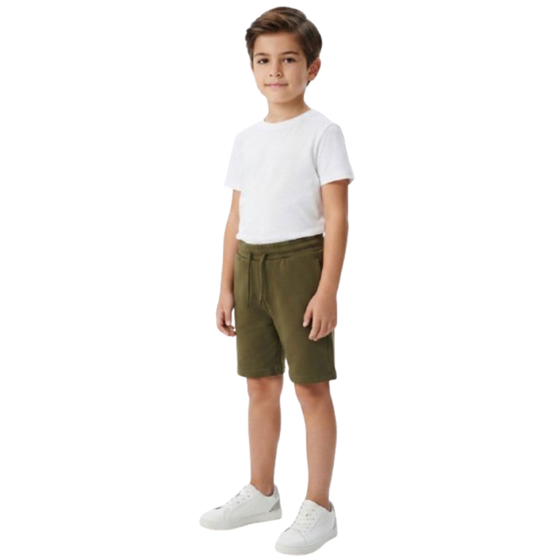 Kids Boy's Plain Short,Olive