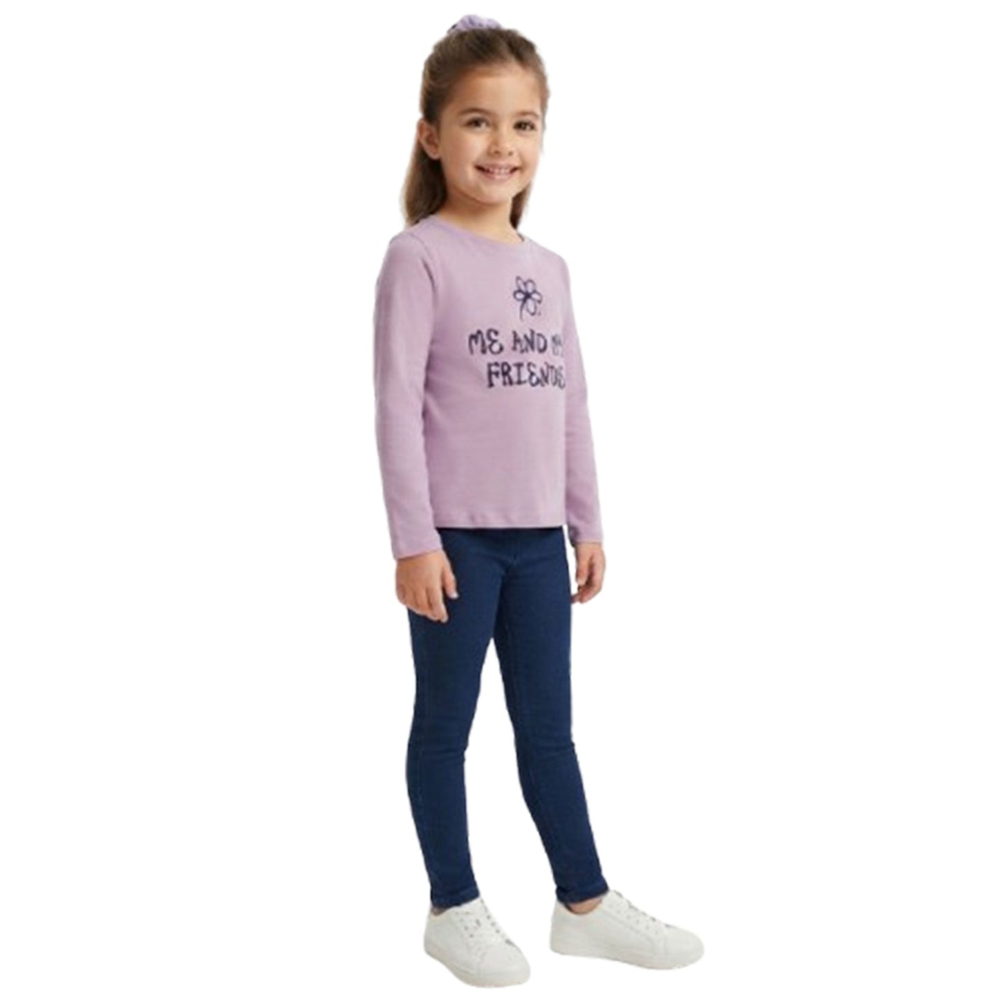 Kids Girl's Printed Top,Mauve