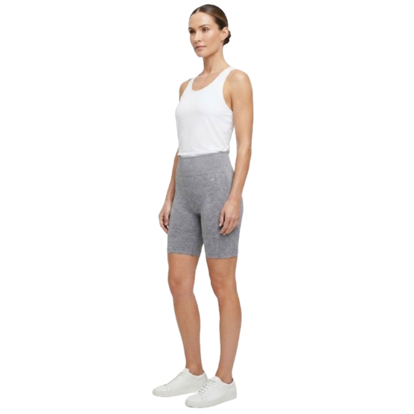 Women's Plain Short Legging,Grey