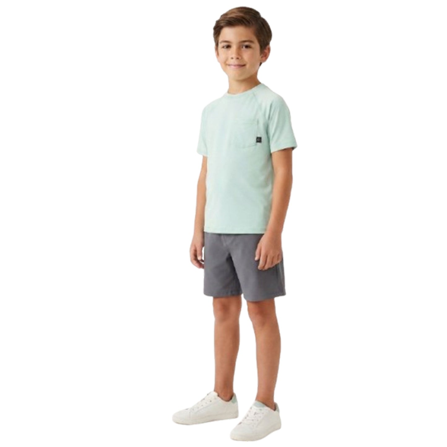 Kids Boy's Plain Top,Mint Green