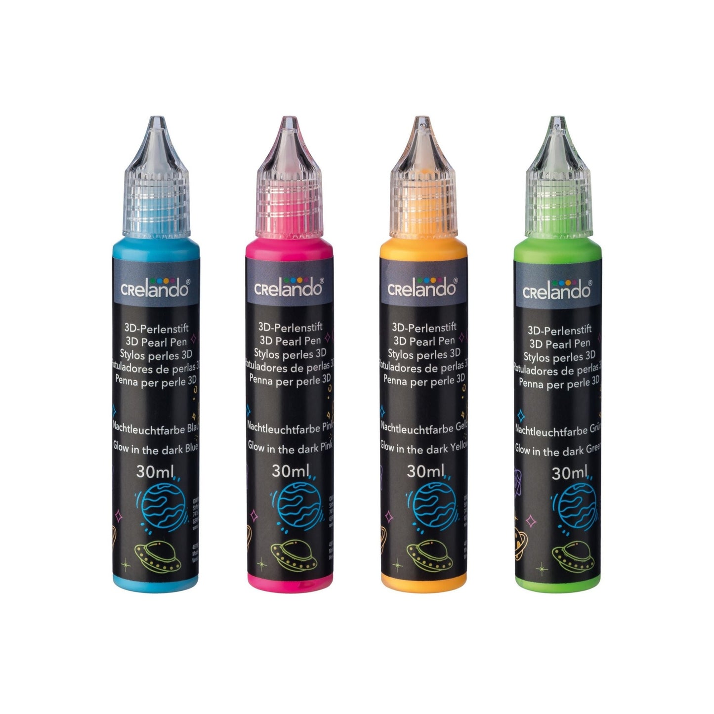 Glow-In-The-Dark Paint Set