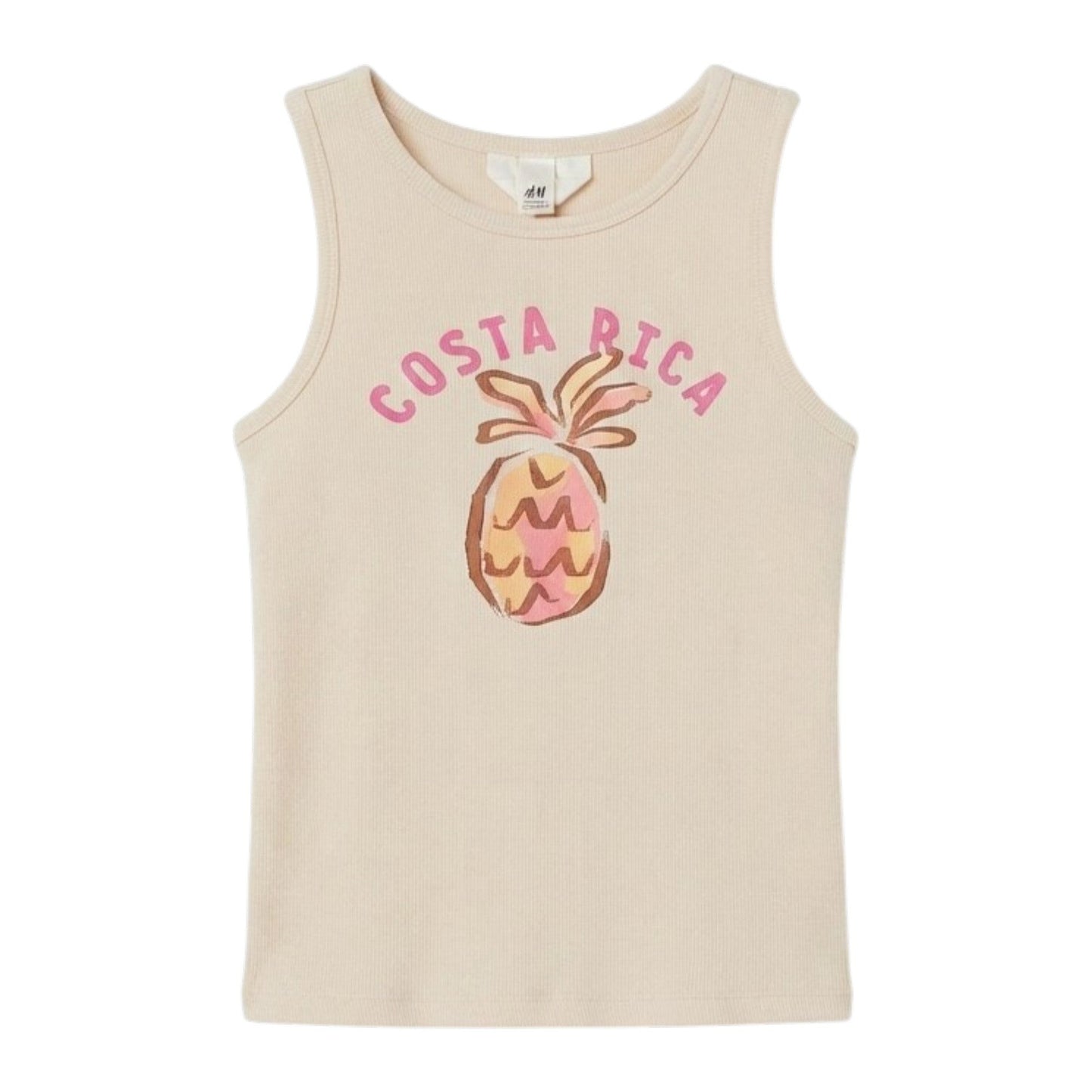 Kids Girl's Printed Top,Beige