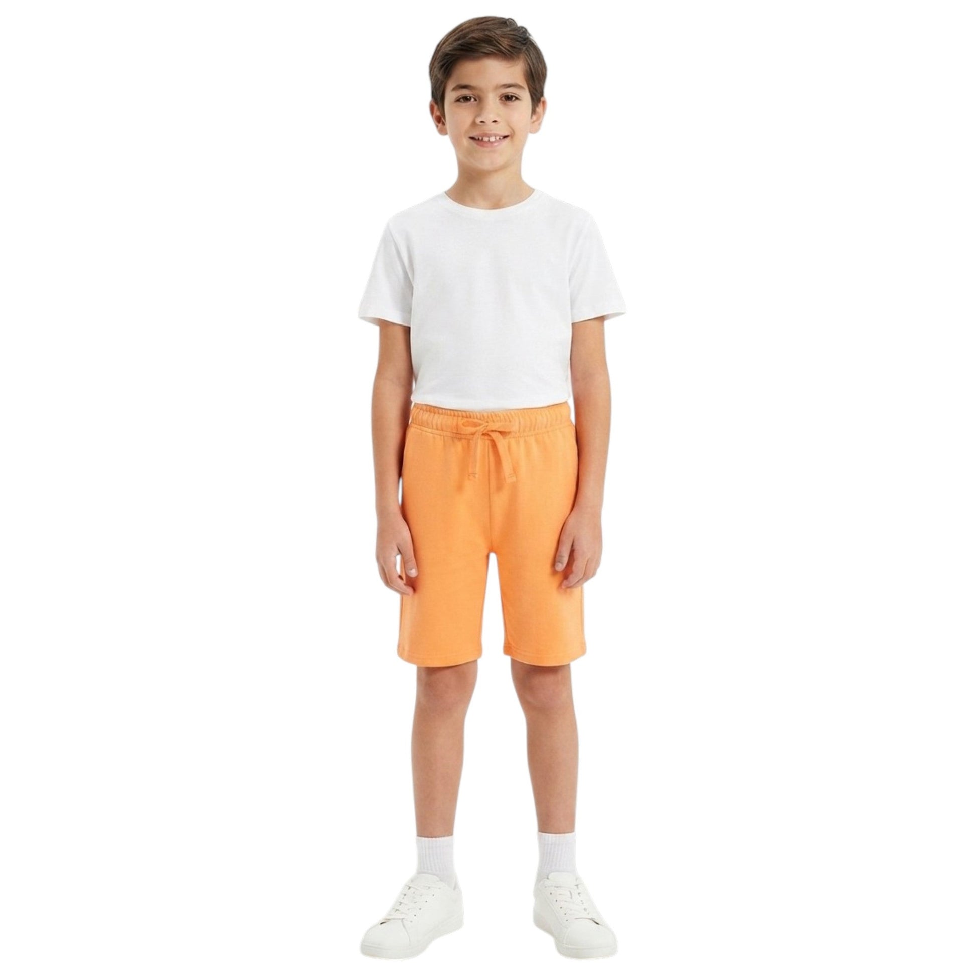 Kids Boy's Plain Solid Short,Orange