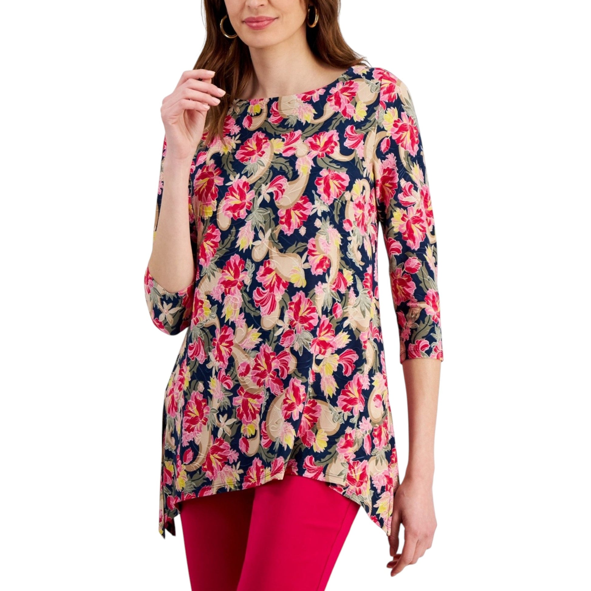 Women's Floral Printed Top,Multi