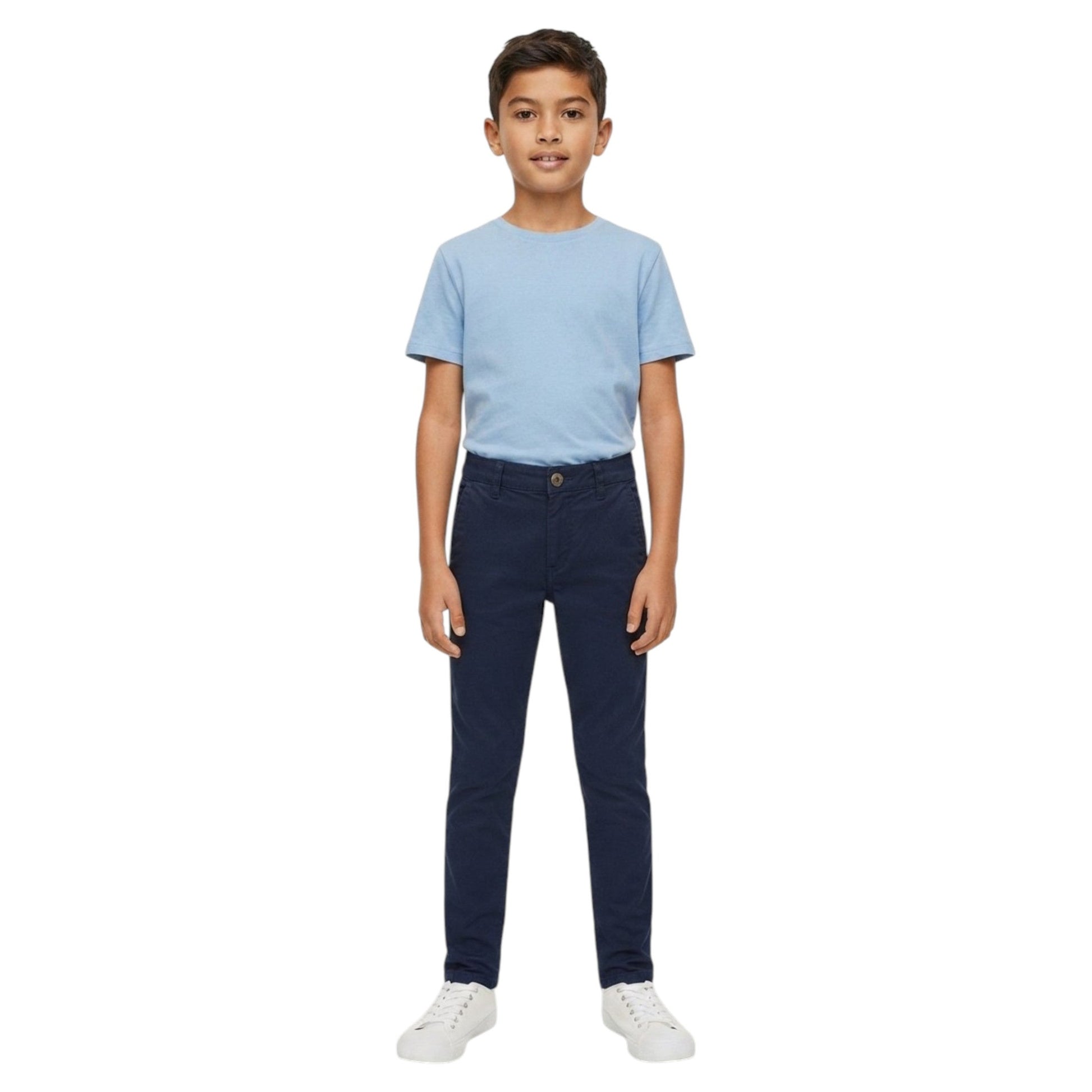 Kids Boy's Plain Solid Pant,Navy