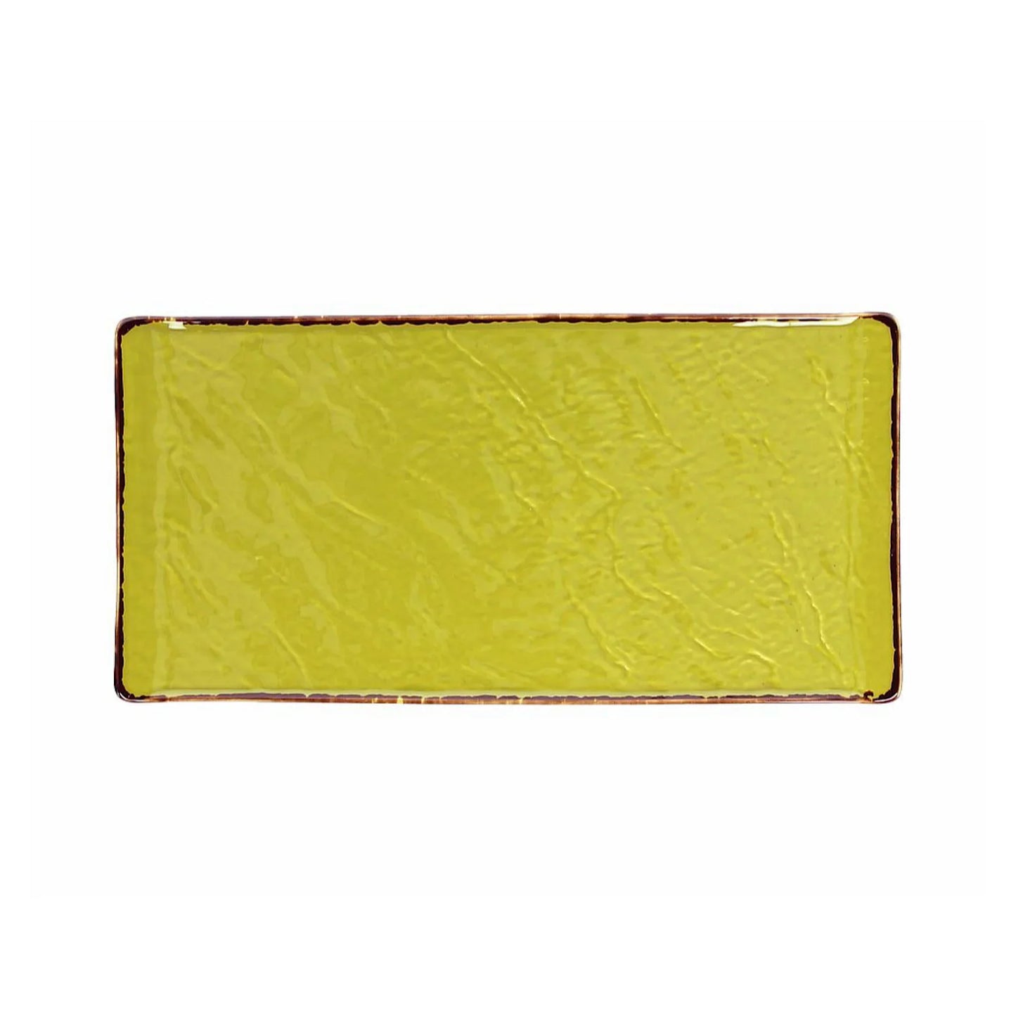 Tognana Vulcania Rect. Plate 30x15cm Green