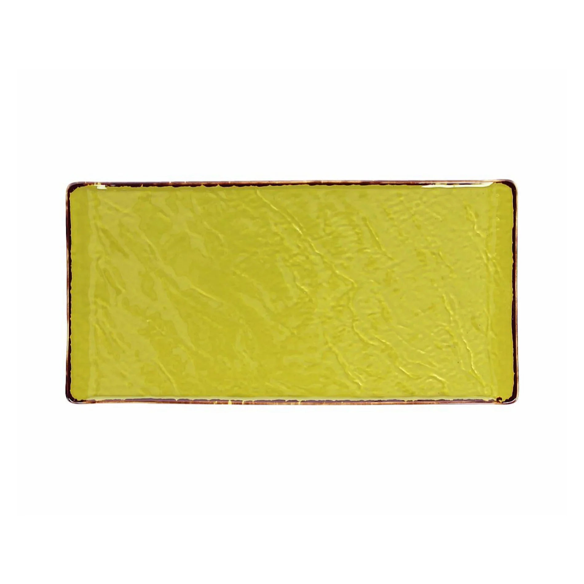Tognana Vulcania Rect. Plate 30x15cm Green