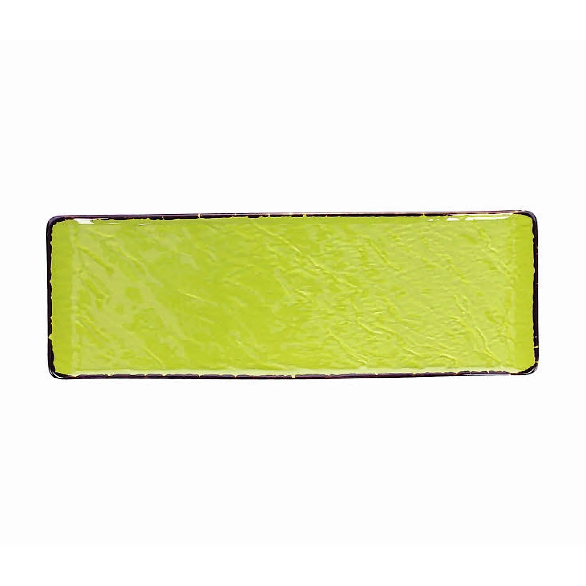 Tognana Vulcania Rect.Plate 30x10cm Green