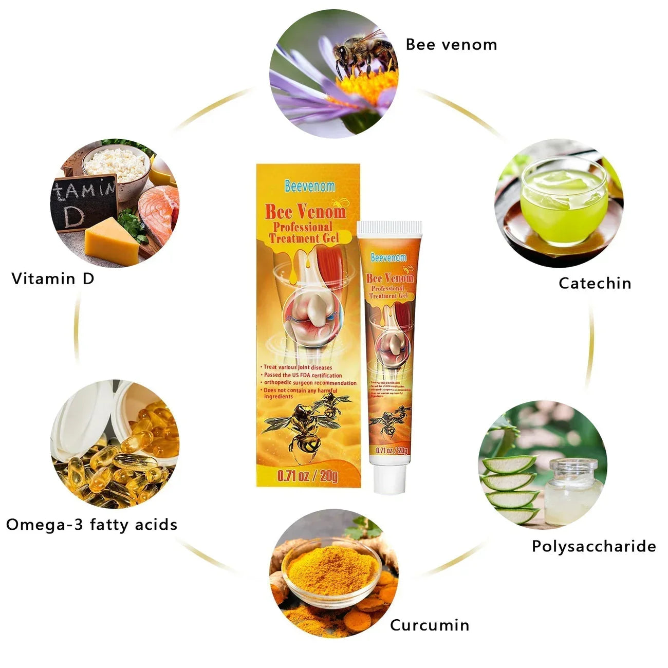 Bee Venom Professional Treatment Gel جل علاج سم النحل الاحترافي