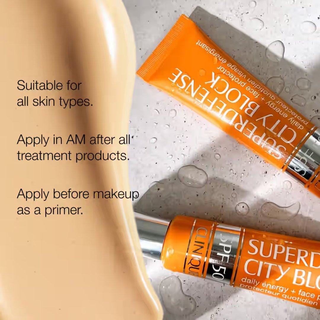 Clinique Superdefense City Block SPF 50 Daily Energy + Face Protector