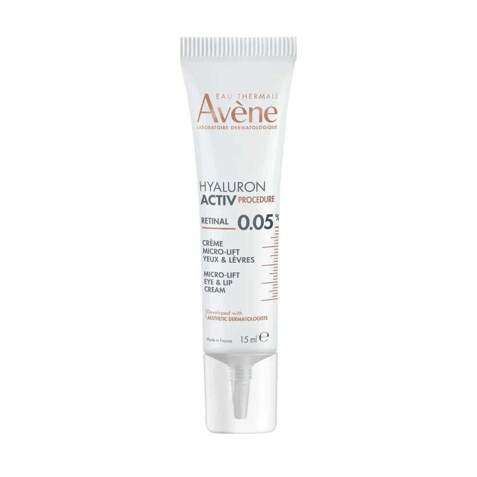Avène Hyaluron Activ Micro-Lift Eye & Lip Cream l 0.05% Retinal 3x more active than retinol
