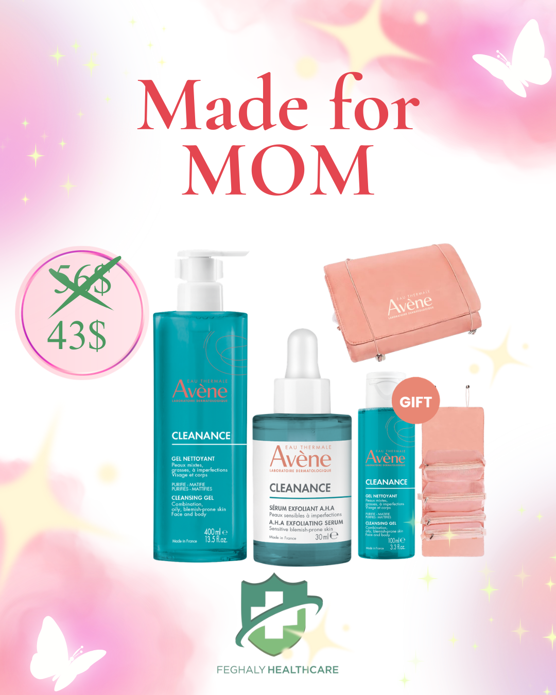 Made for Mom - Avene Cleanance Set