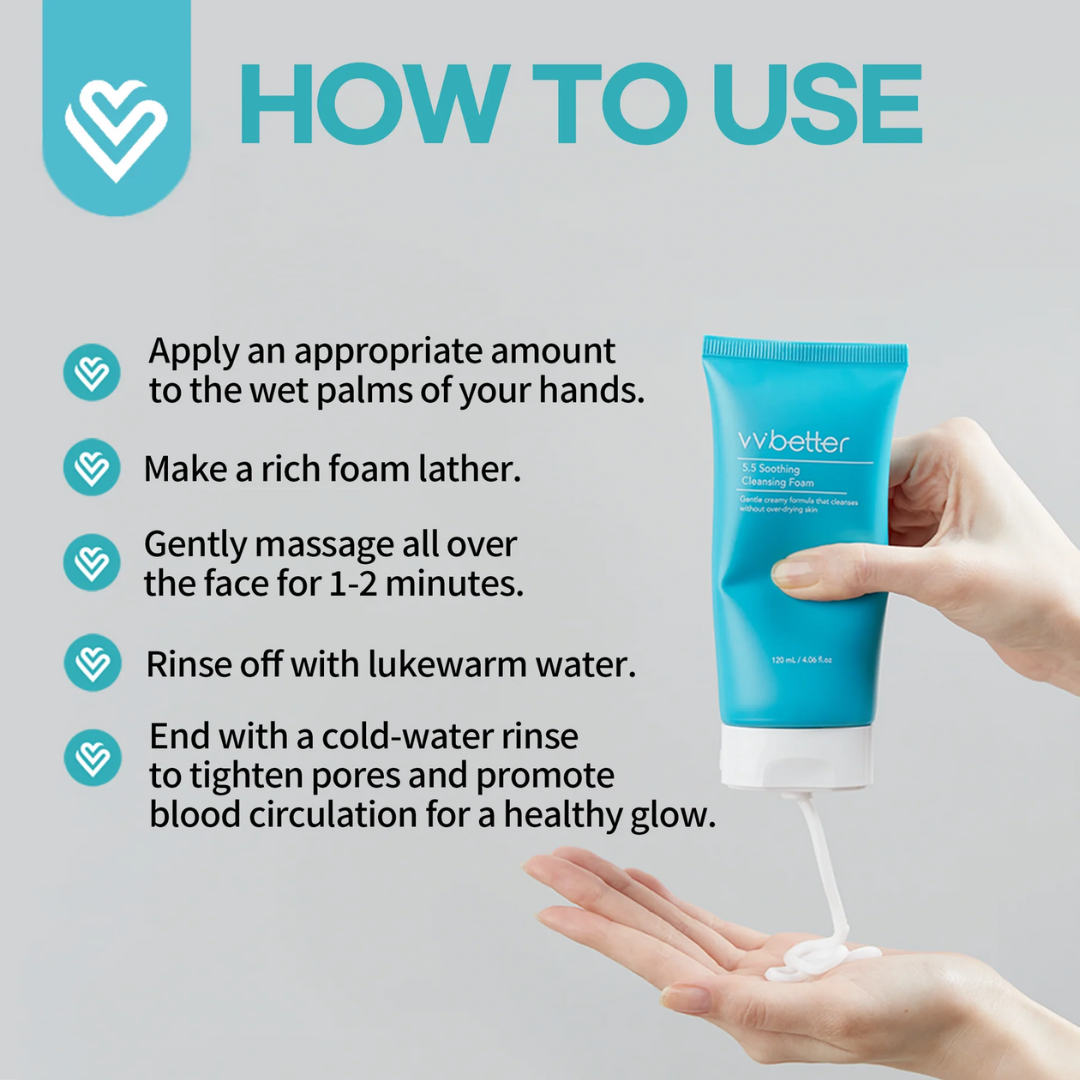 VVBetter 5.5 Soothing Cleansing Foam