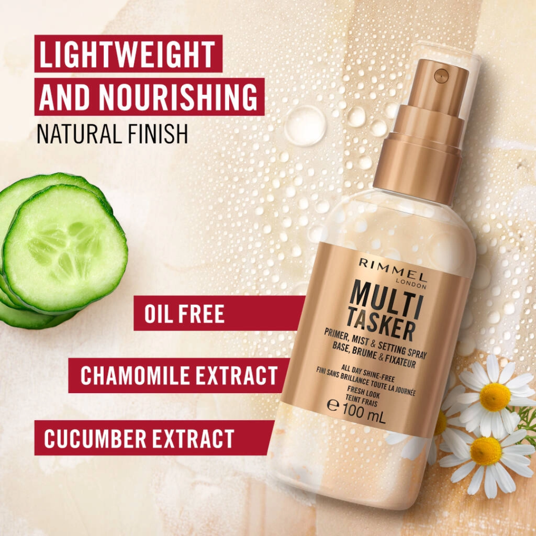 Rimmel Multi Tasker Primer, Mist & Setting Spray