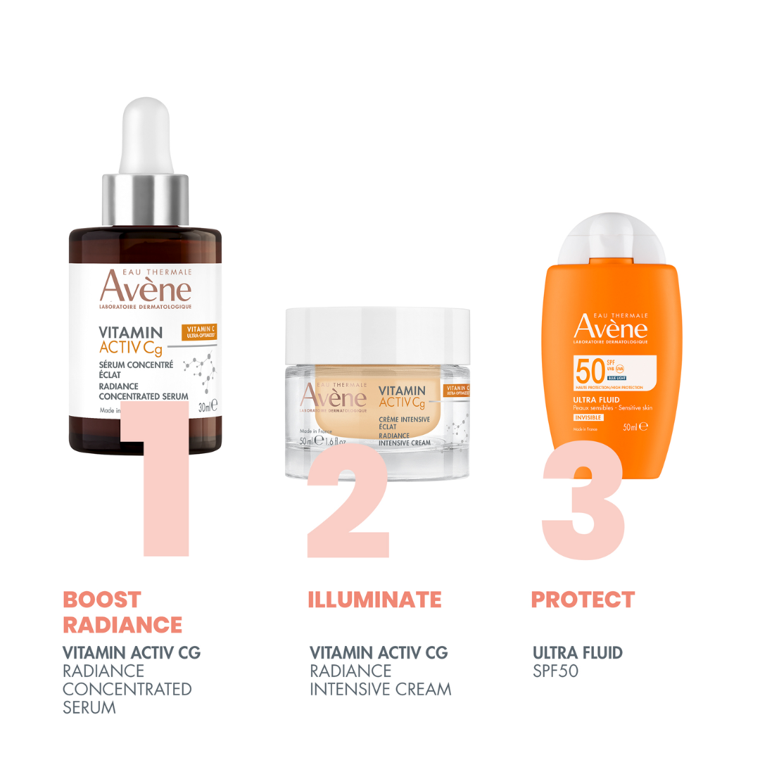 Radiance Vitamin Activ Cg Corrector Serum & Free  Hydrance Aqua-Gel